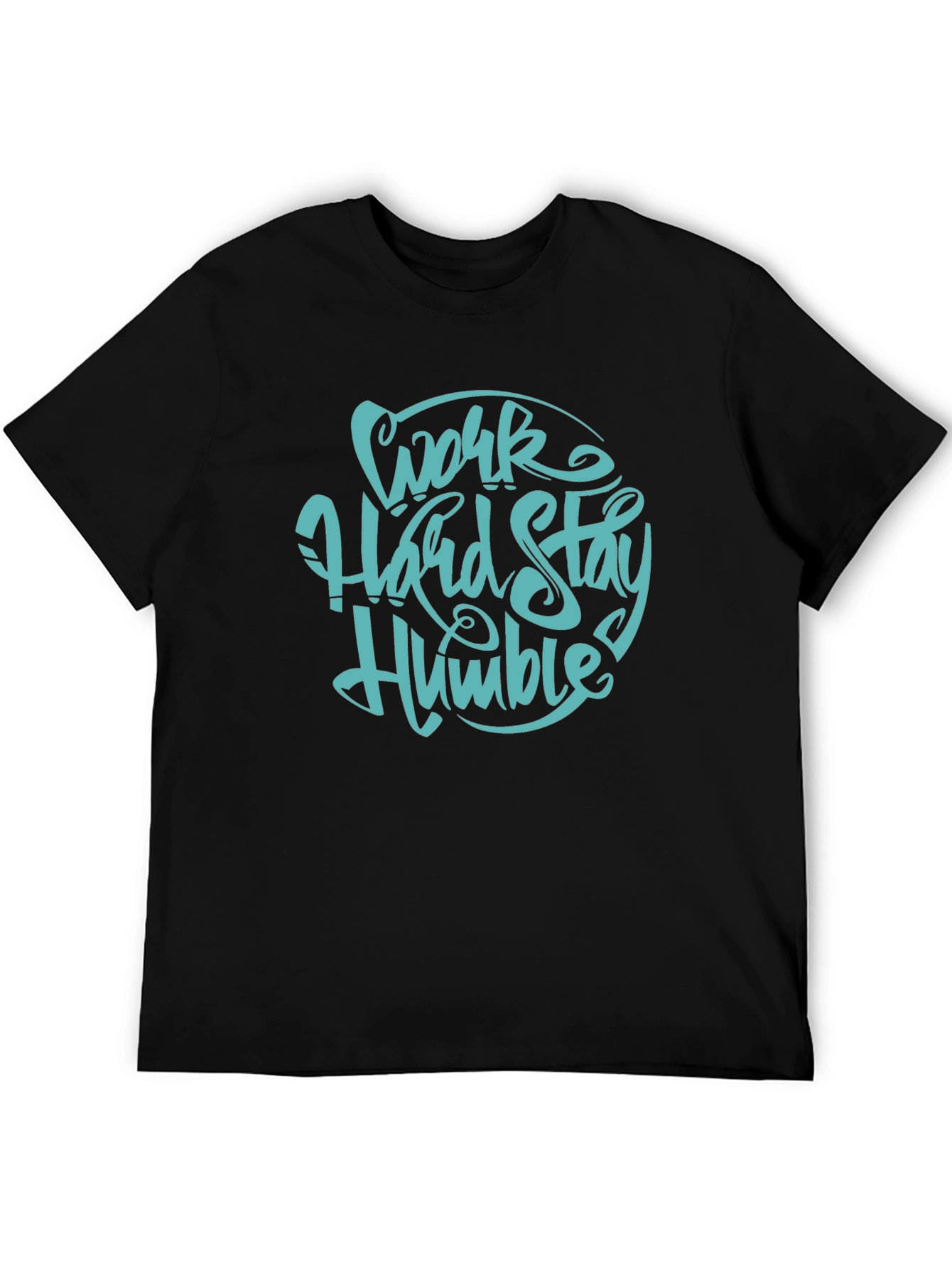 Work Hard Stay Humble Black T-Shirt