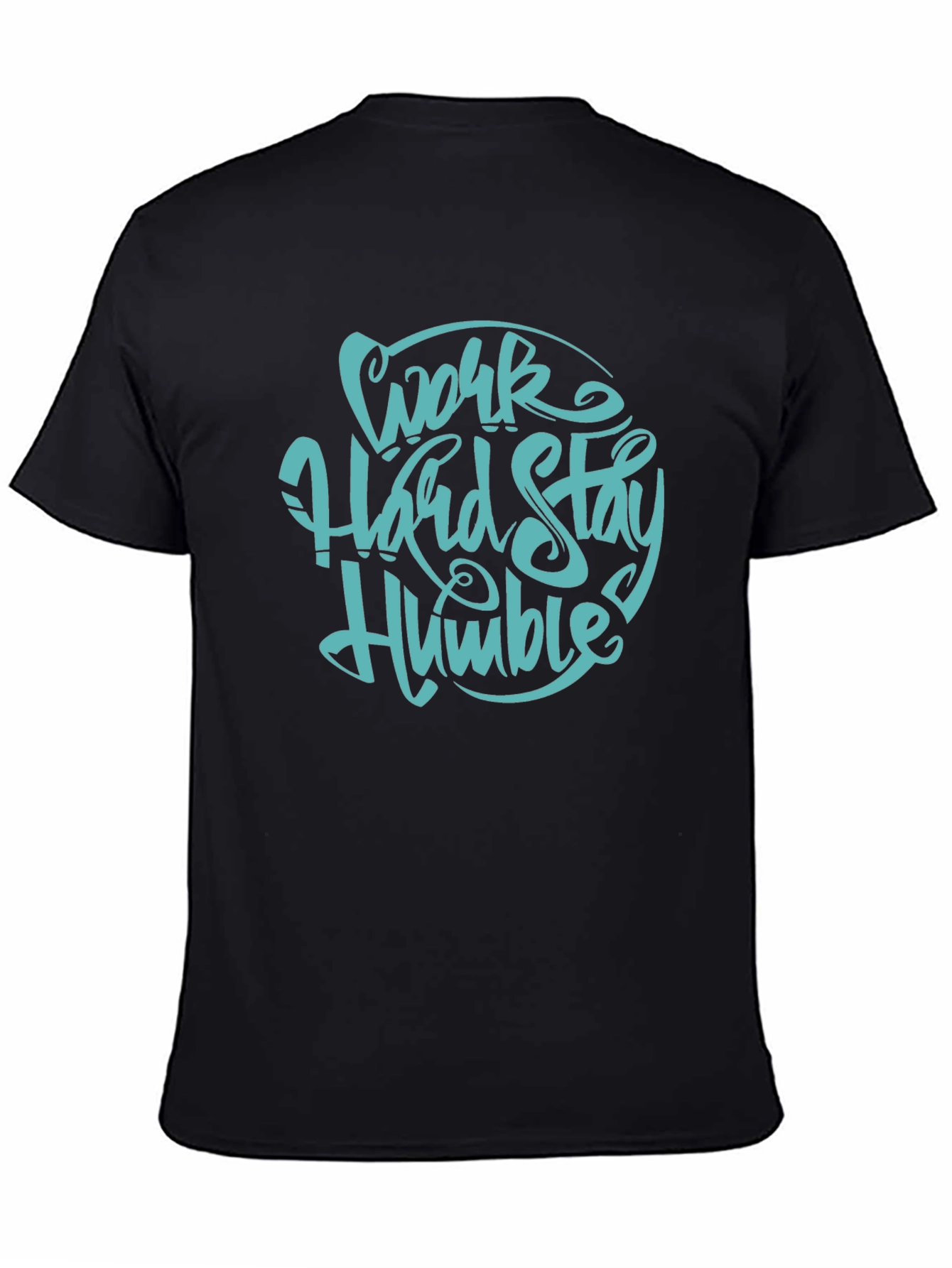 Work Hard Stay Humble Black T-Shirt