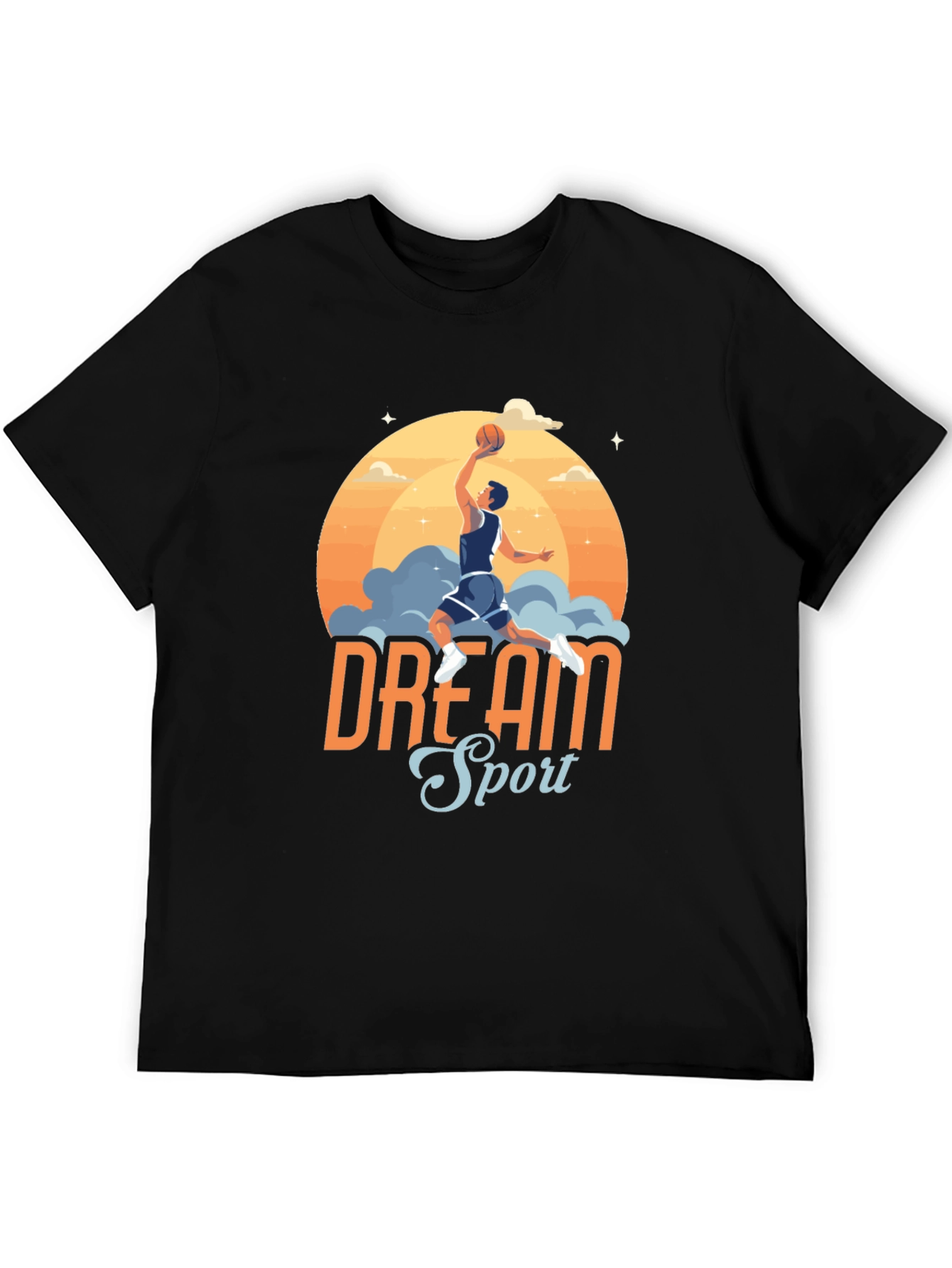 Dream Sport Basketball Graphic T-Shirt