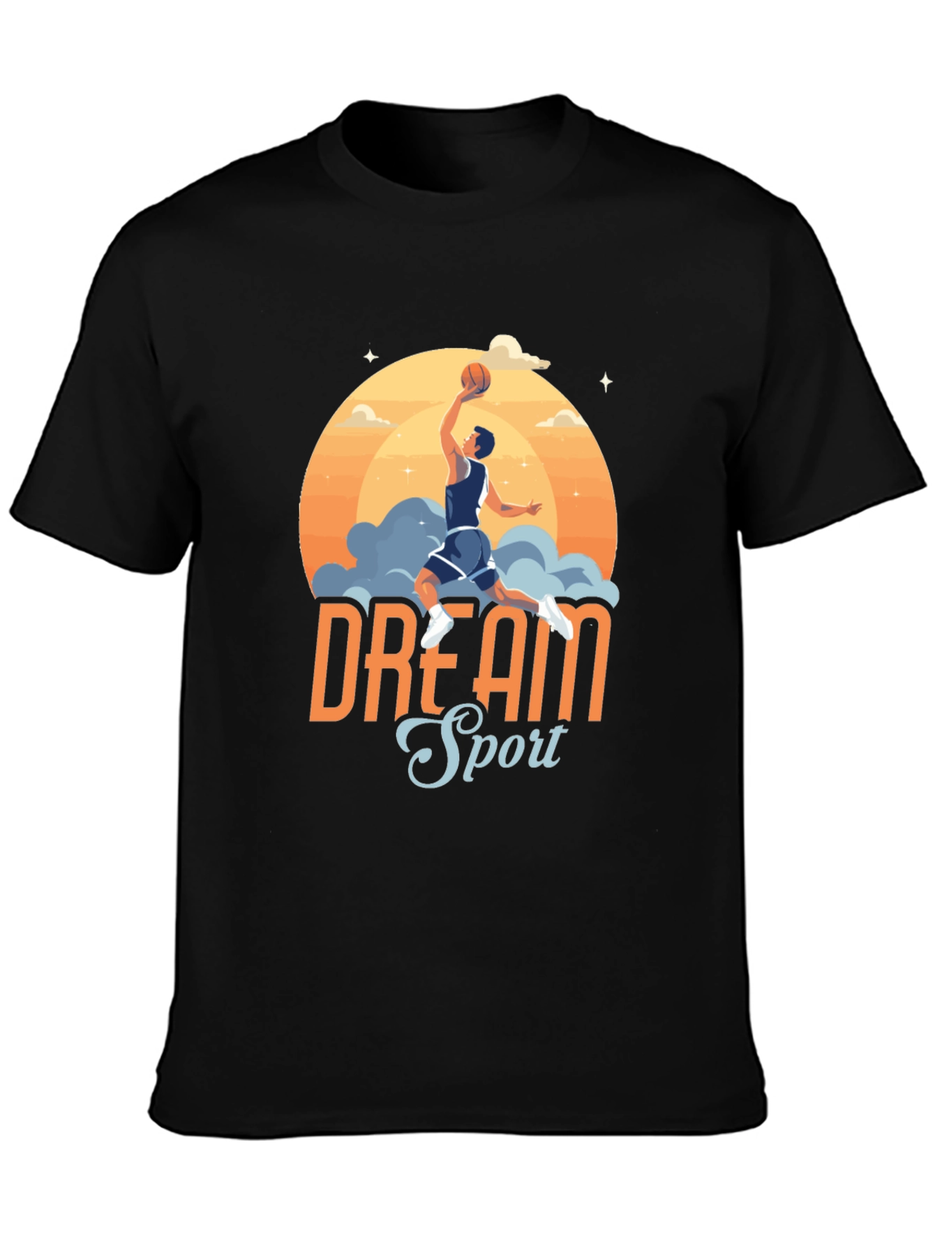 Dream Sport Basketball Graphic T-Shirt