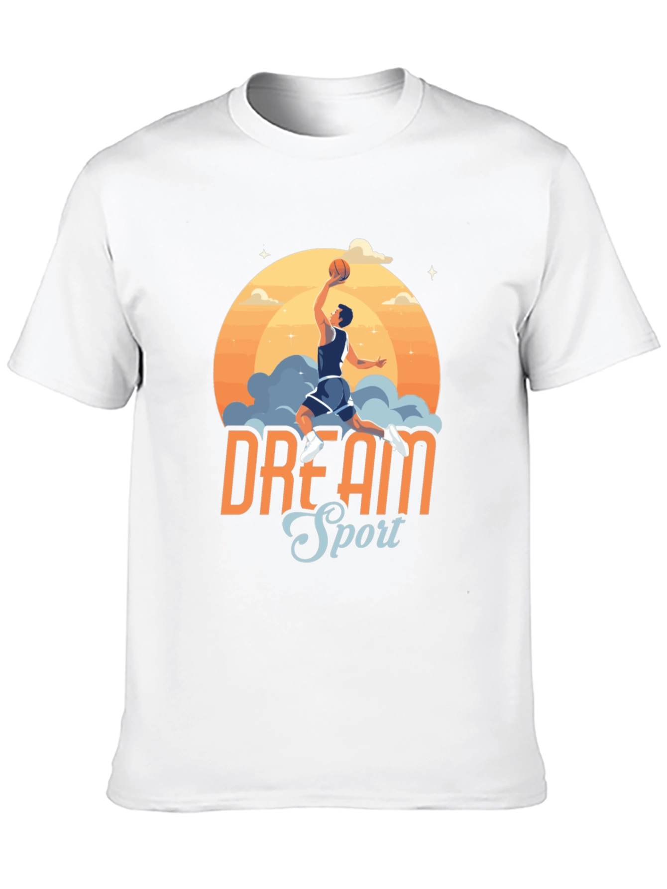Dream Sport Basketball Graphic T-Shirt