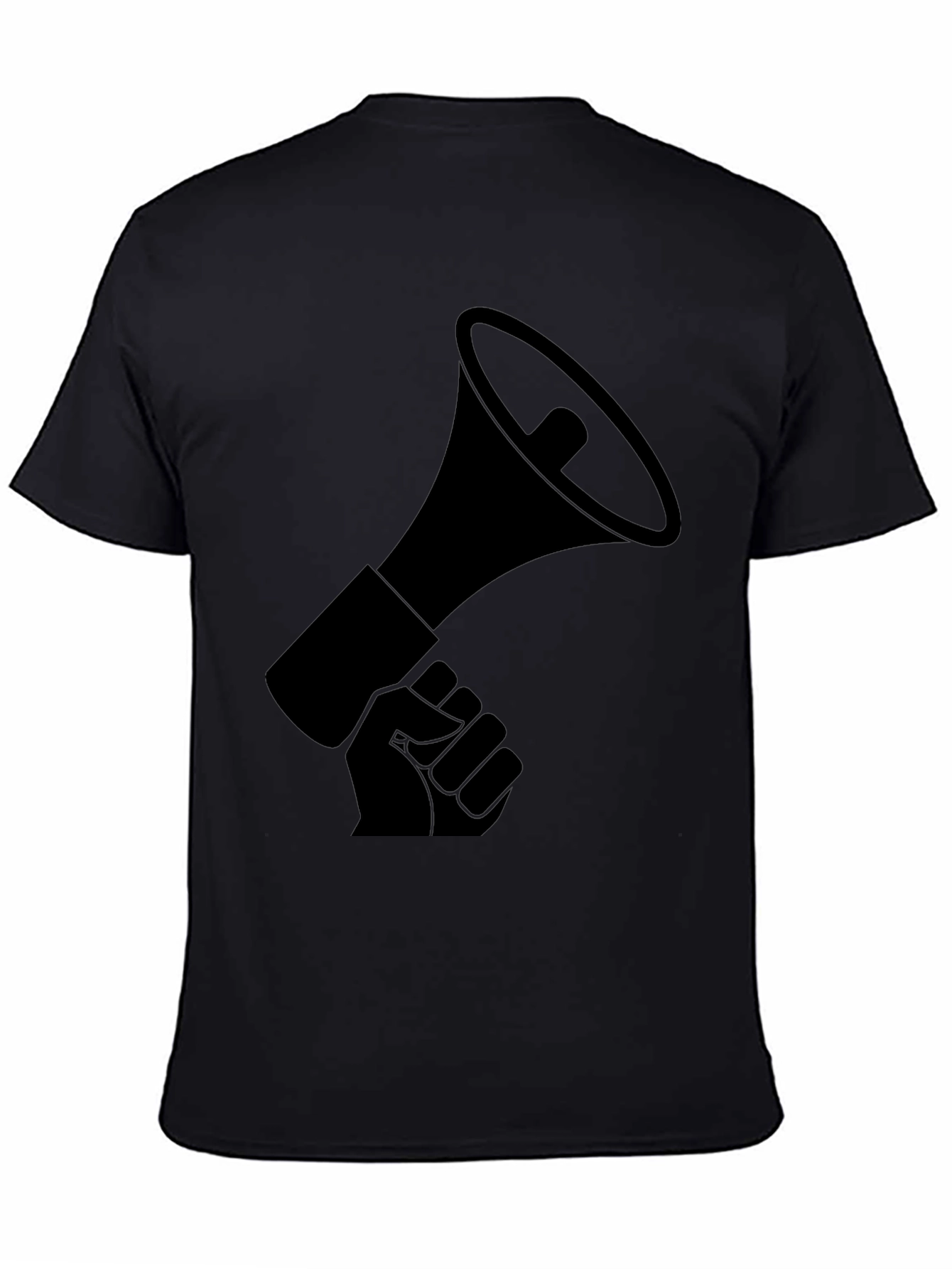 Empowered Voice Tee - Black Graphic T-Shirt