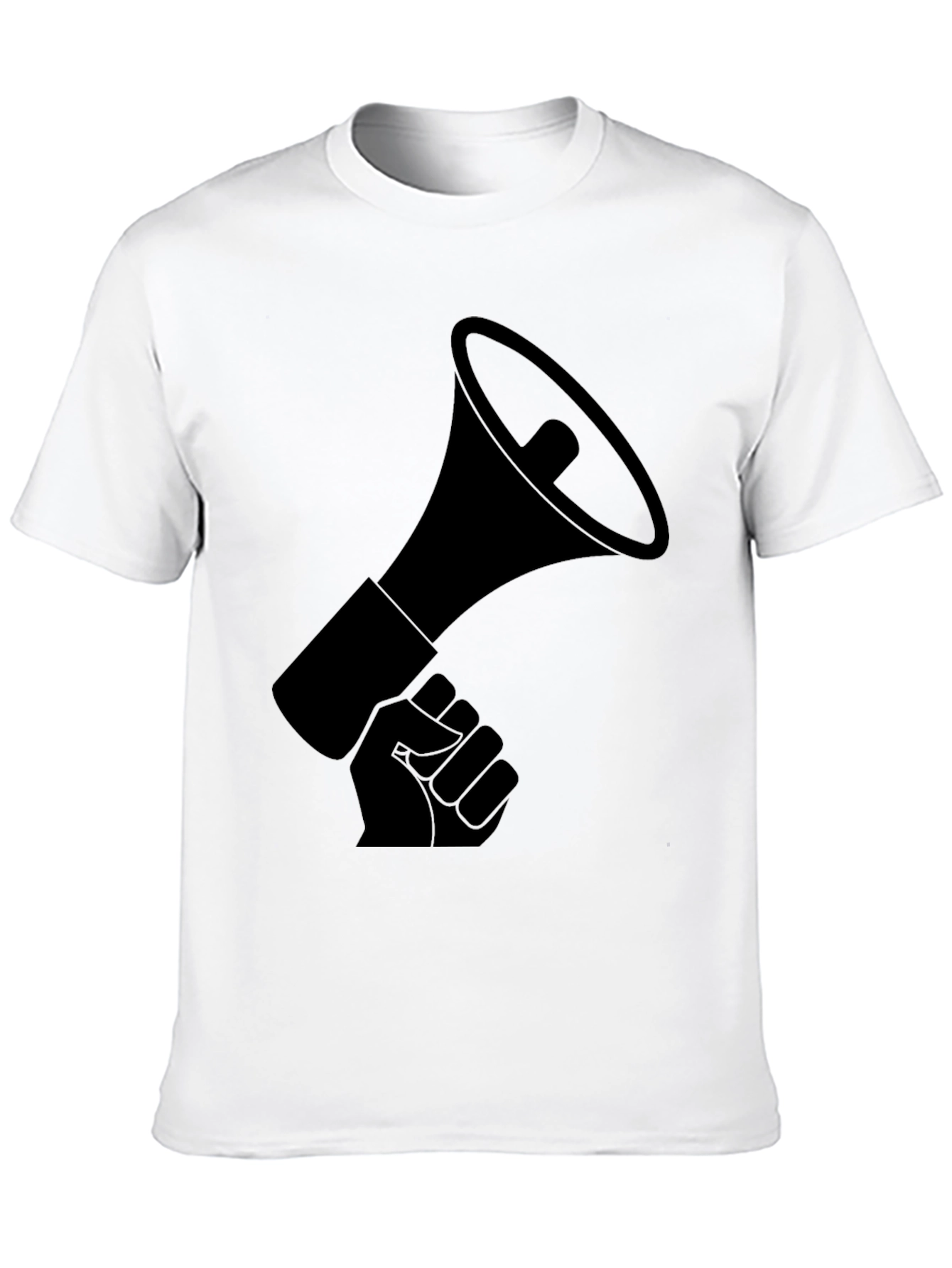 Empowered Voice Tee - Black Graphic T-Shirt