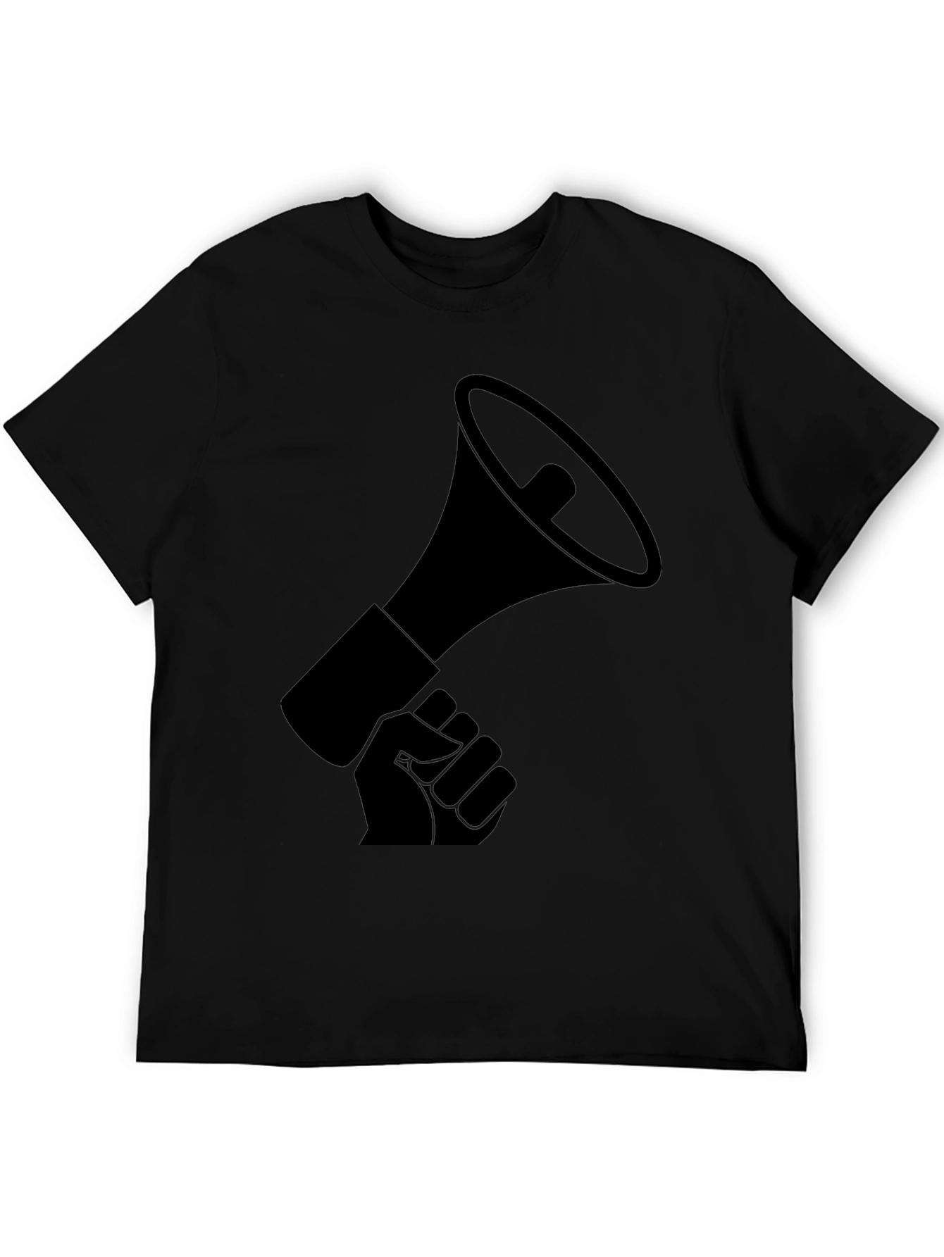 Empowered Voice Tee - Black Graphic T-Shirt