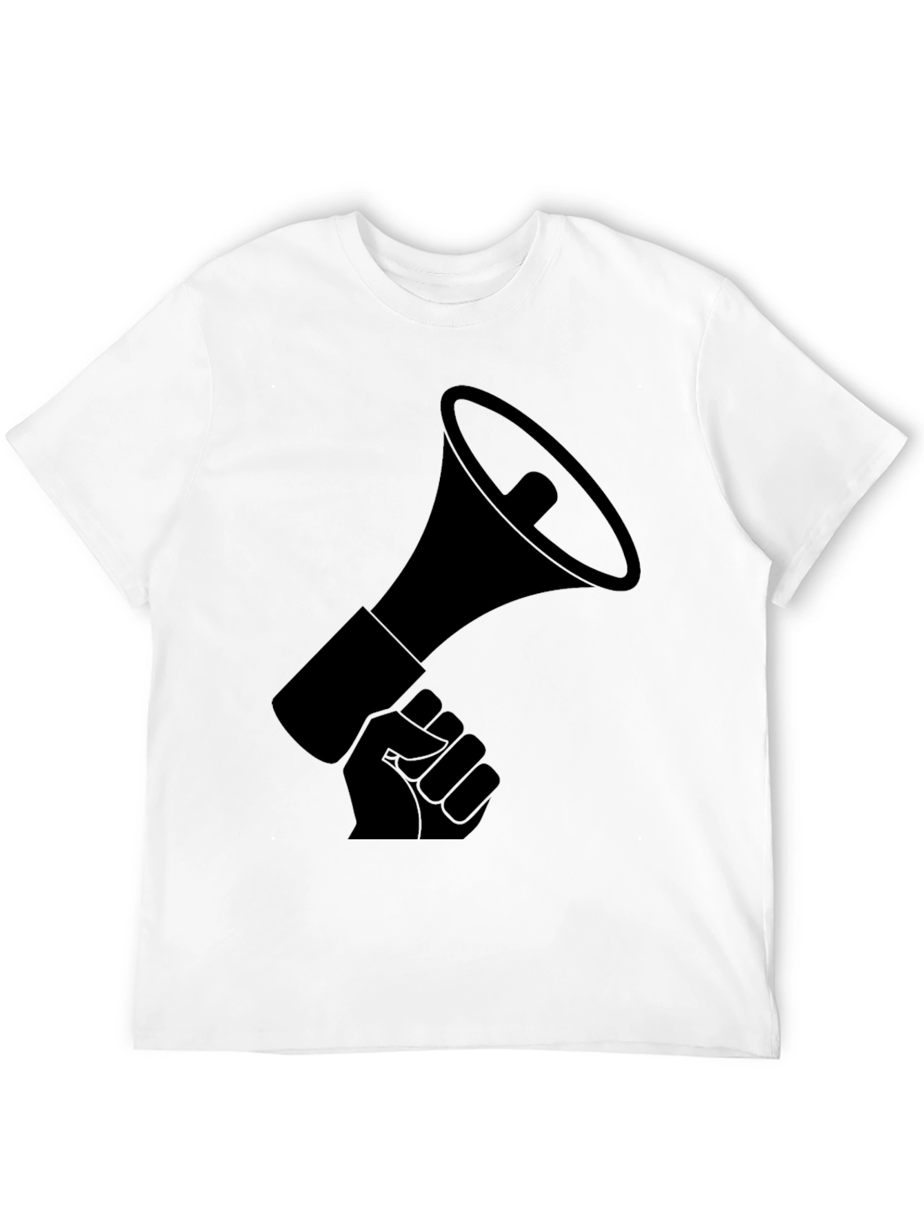 Empowered Voice Tee - Black Graphic T-Shirt