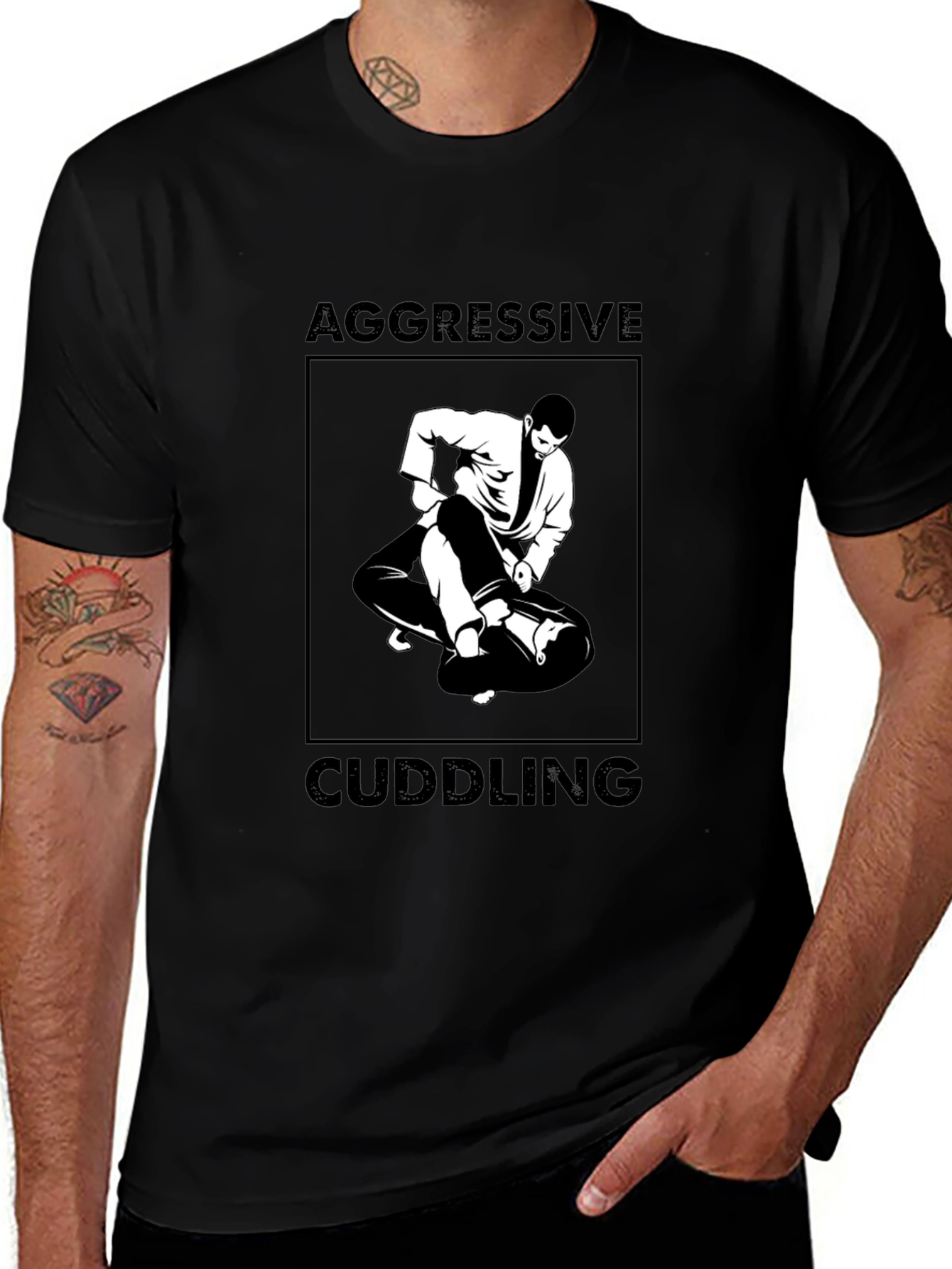Aggressive Cuddling Graphic Tee
