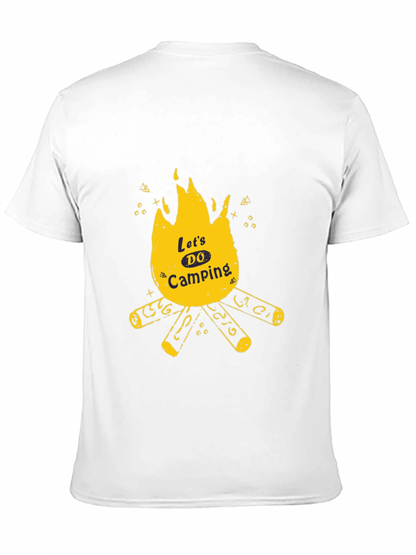Lets Do Camping Graphic Tee - Black