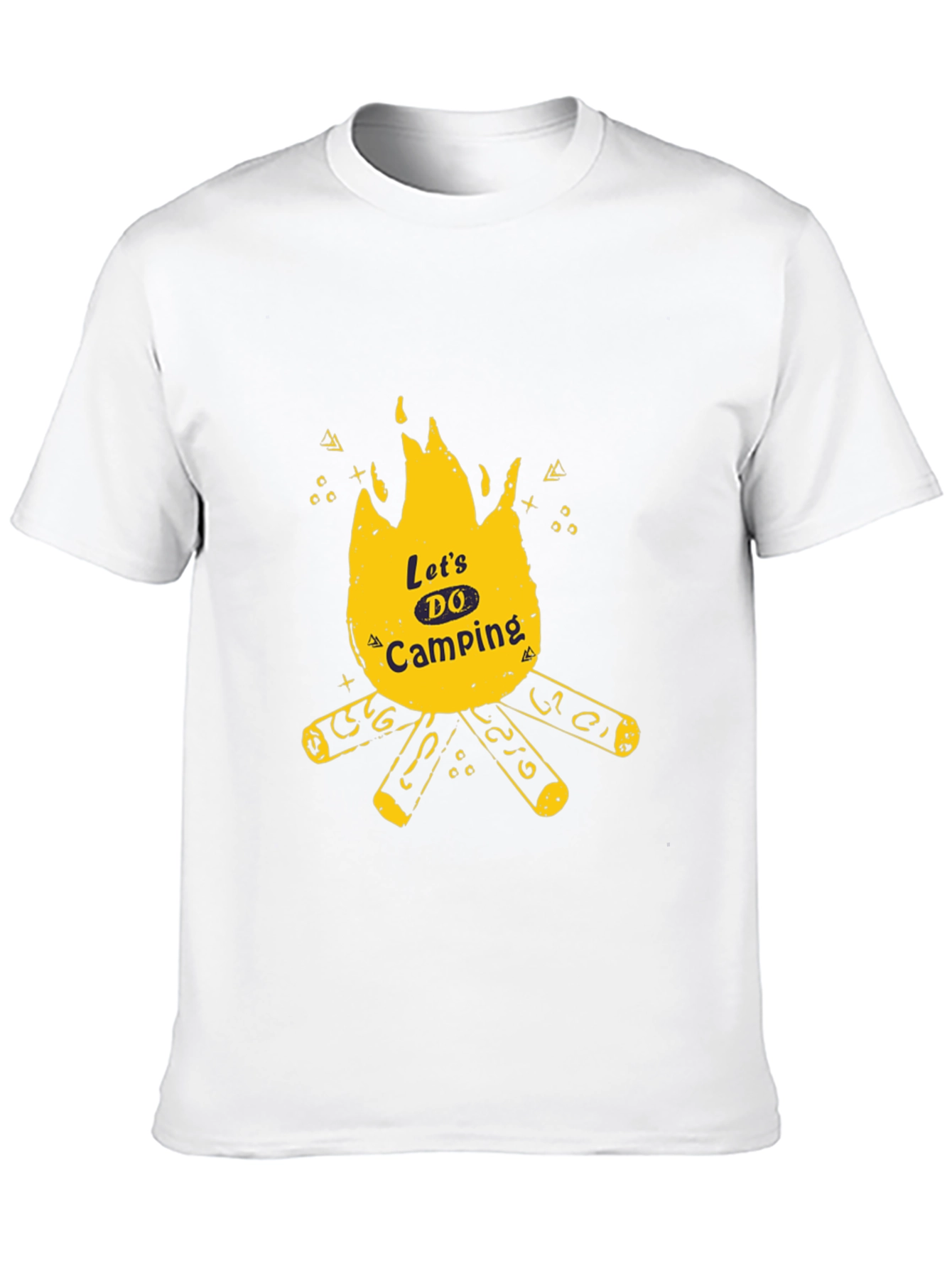Lets Do Camping Graphic Tee - Black