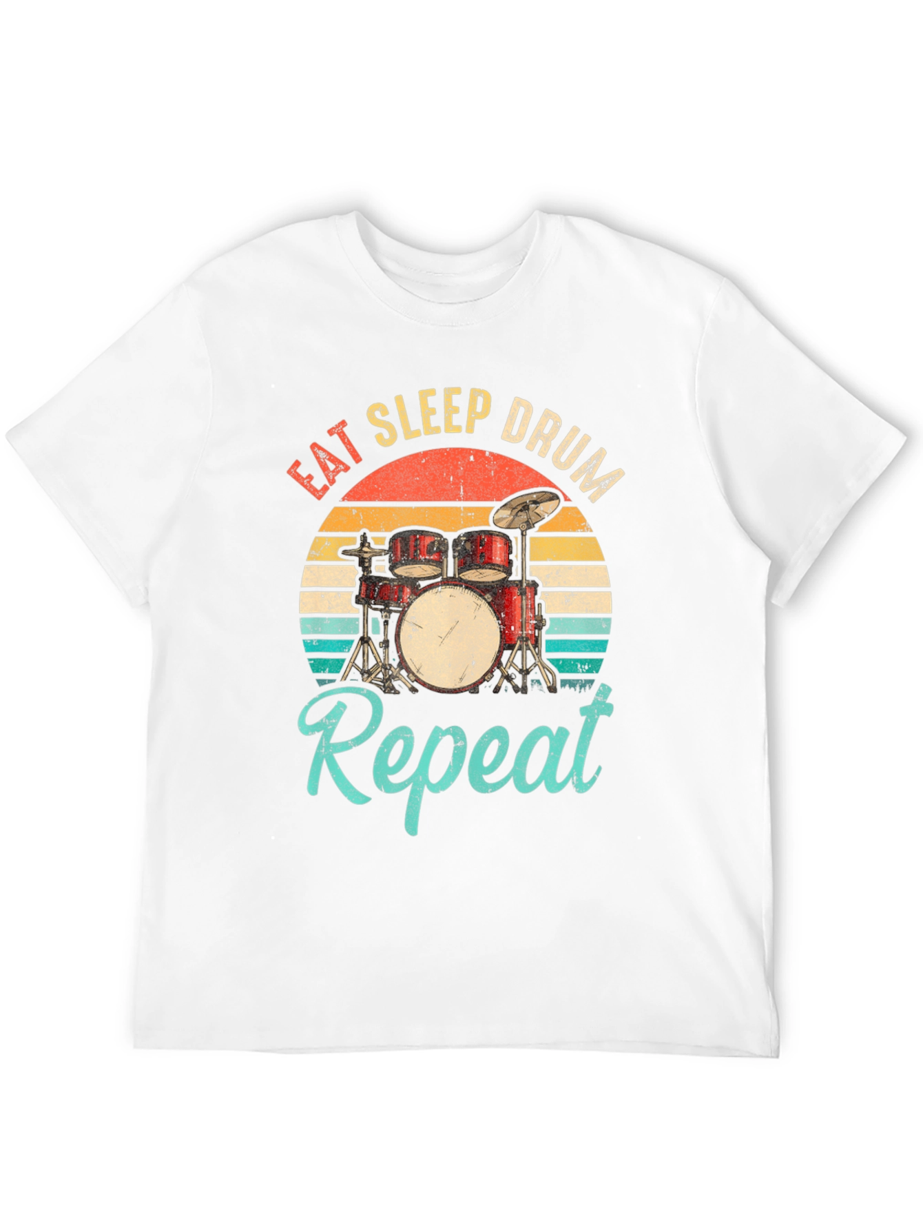 Eat Sleep Drum Repeat Graphic Tee