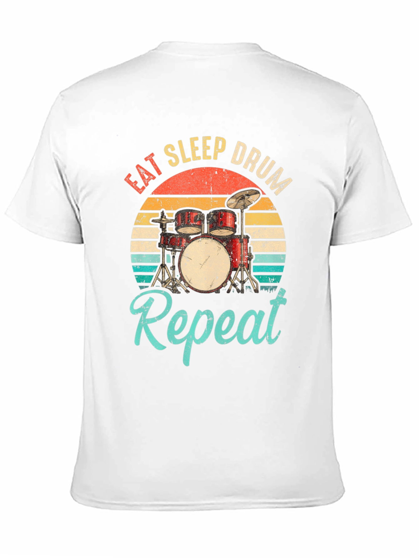 Eat Sleep Drum Repeat Graphic Tee