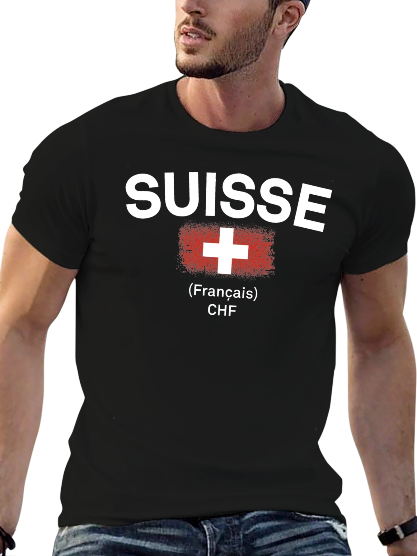 Suisse Flag Graphic Tee - Swiss Pride T-Shirt