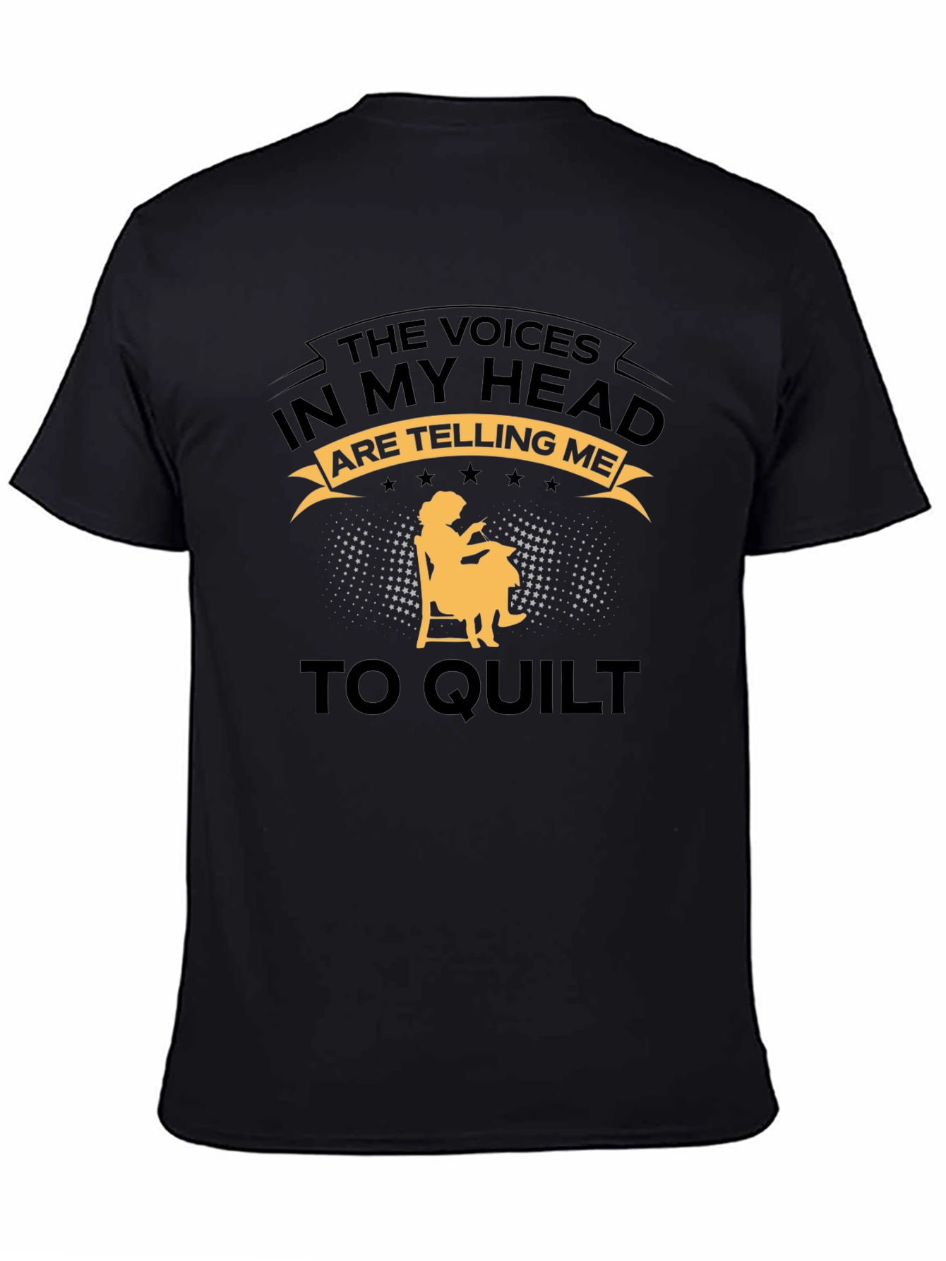 Voices In My Head Quilt T-Shirt