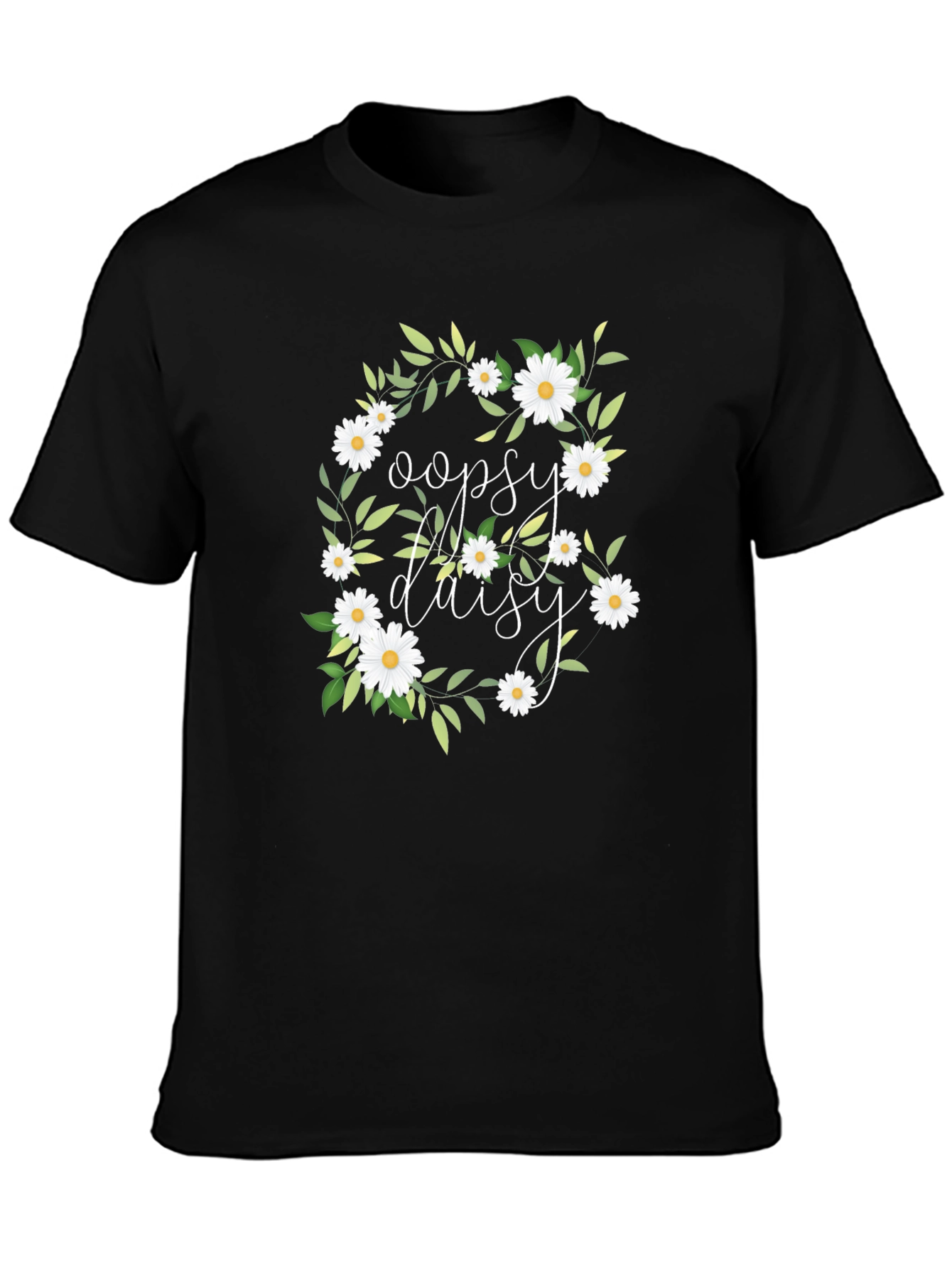 Oopsy Daisy Floral Graphic T-Shirt
