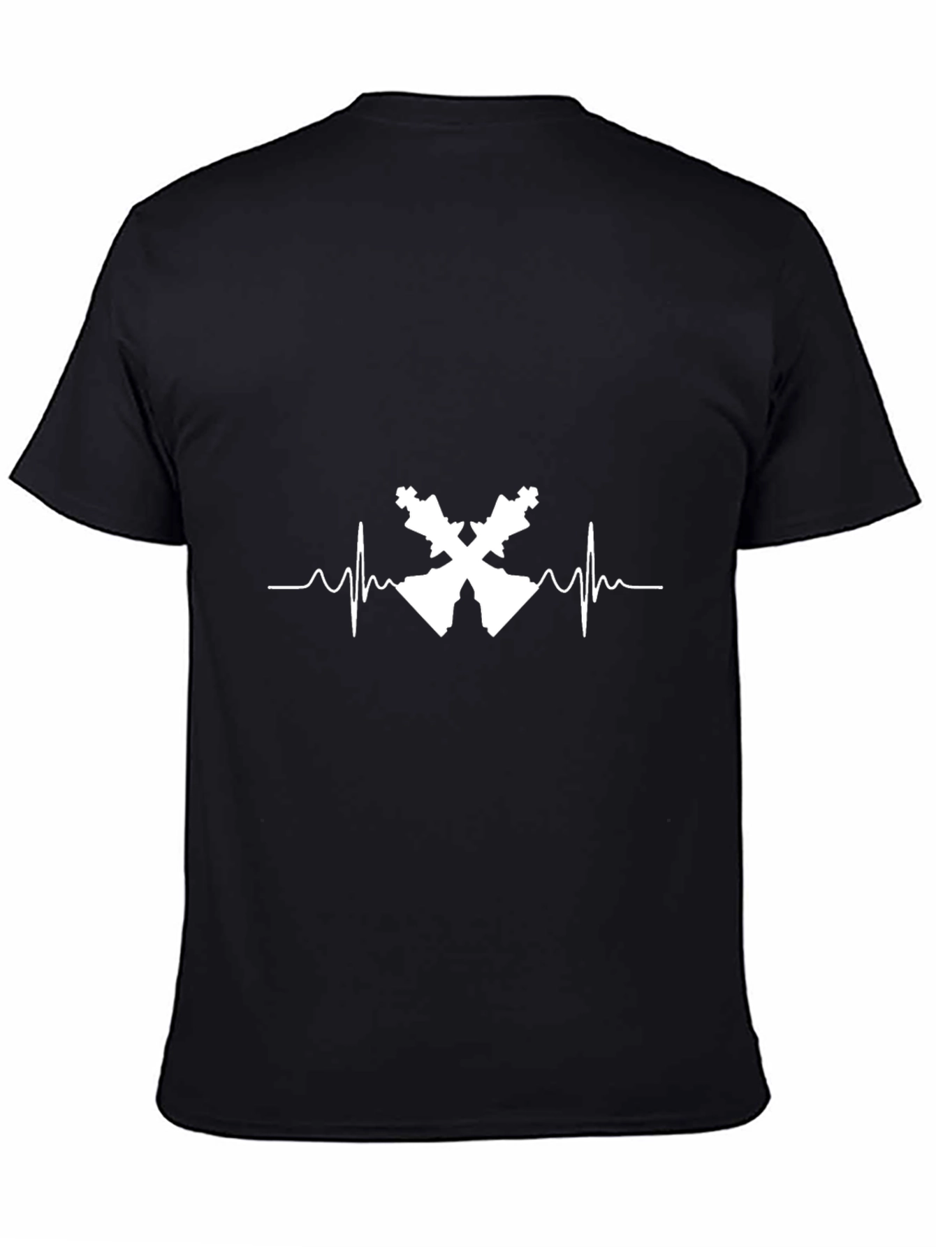 Chess Heartbeat T-Shirt - King and Queen Design