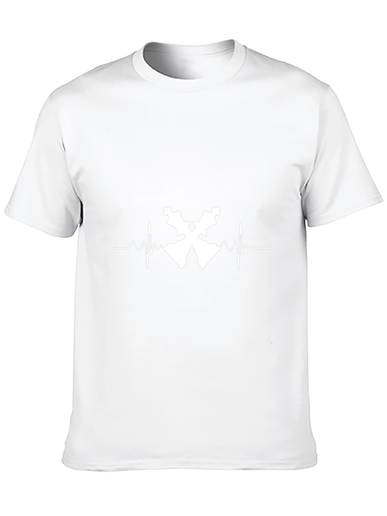 Chess Heartbeat T-Shirt - King and Queen Design