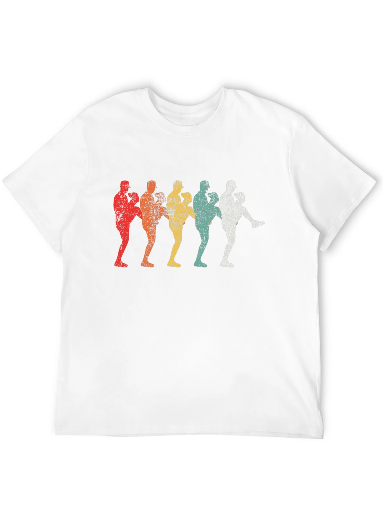 Retro Baseball Pitcher T-Shirt