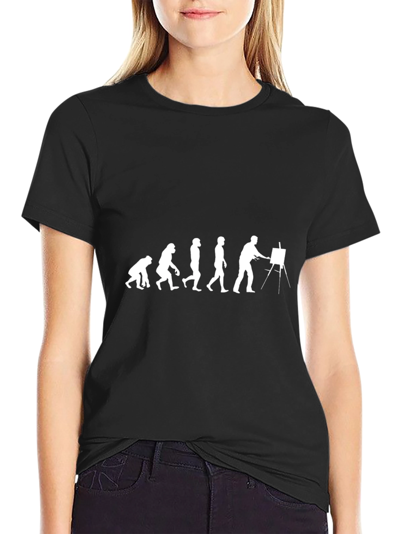 Evolution of an Artist T-Shirt - Black Cotton Tee
