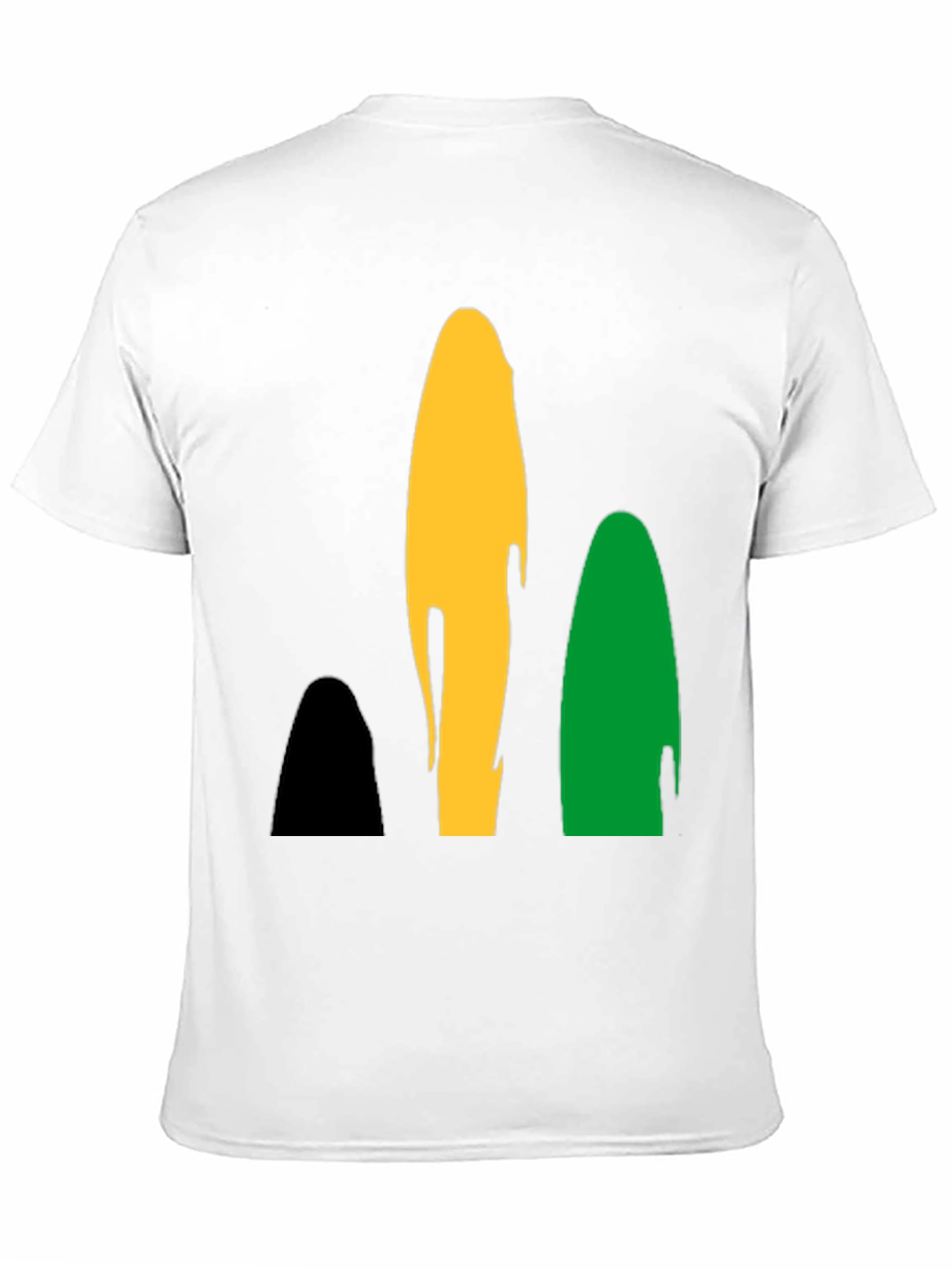 Rasta Inspired Black Graphic T-Shirt