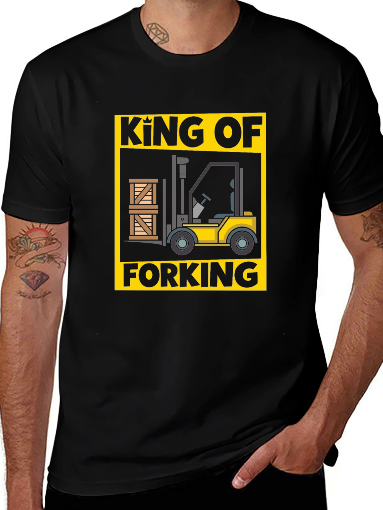 King of Forking Graphic T-Shirt