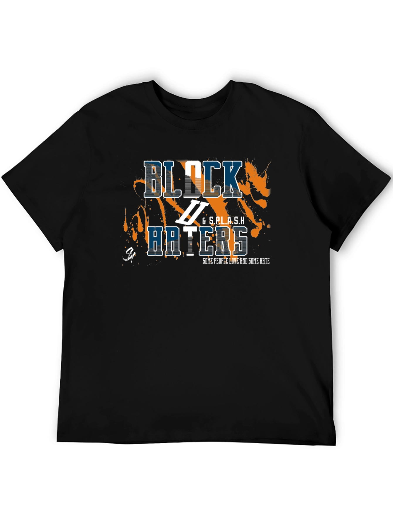 Block Haters Black Graphic Tee