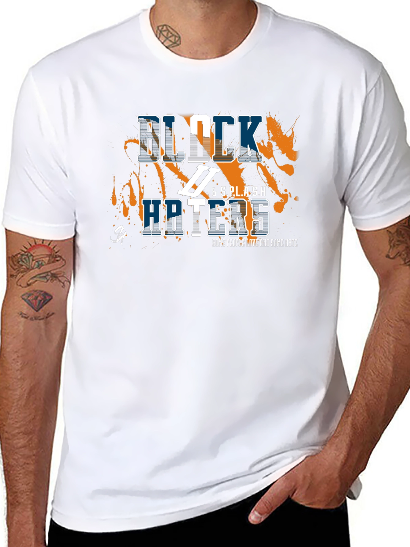 Block Haters Black Graphic Tee