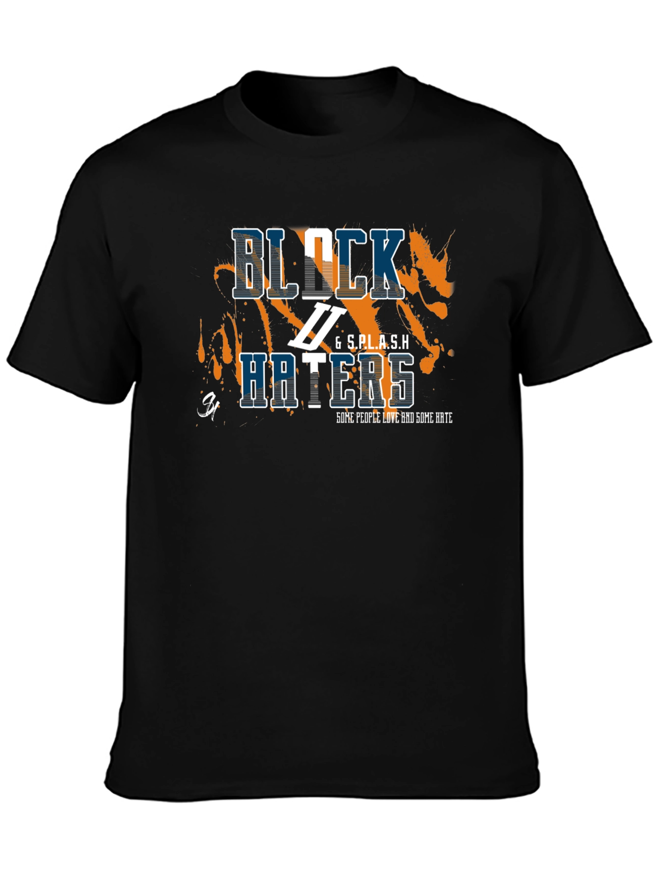 Block Haters Black Graphic Tee