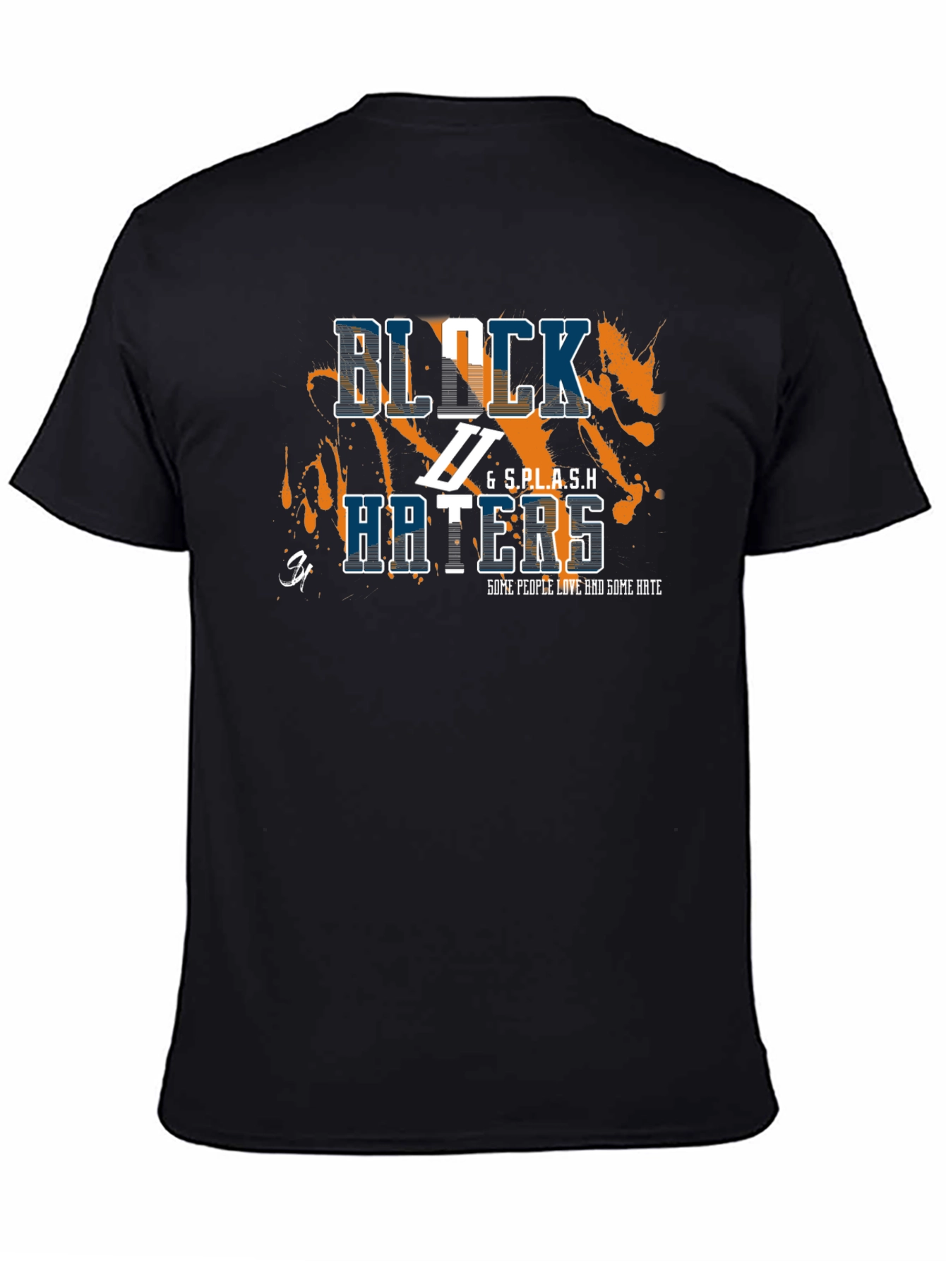 Block Haters Black Graphic Tee