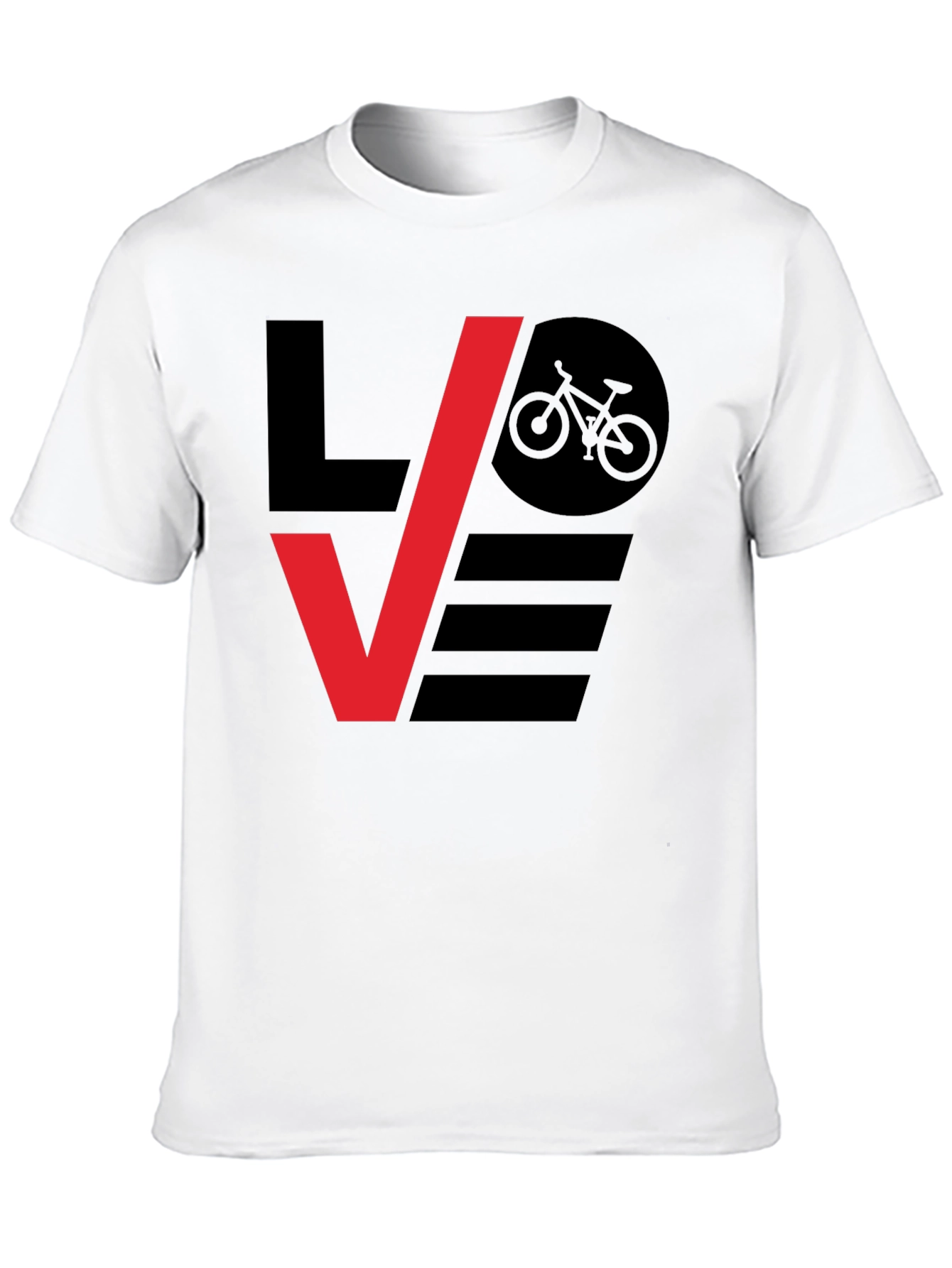 Love Biking Graphic Tee - Stylish Bicycle Lovers T-Shirt