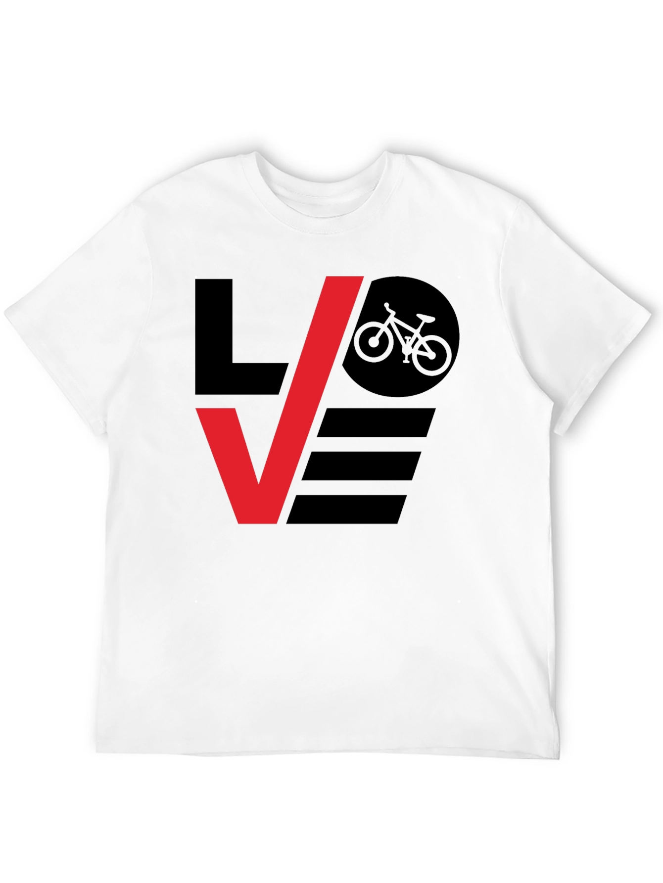 Love Biking Graphic Tee - Stylish Bicycle Lovers T-Shirt