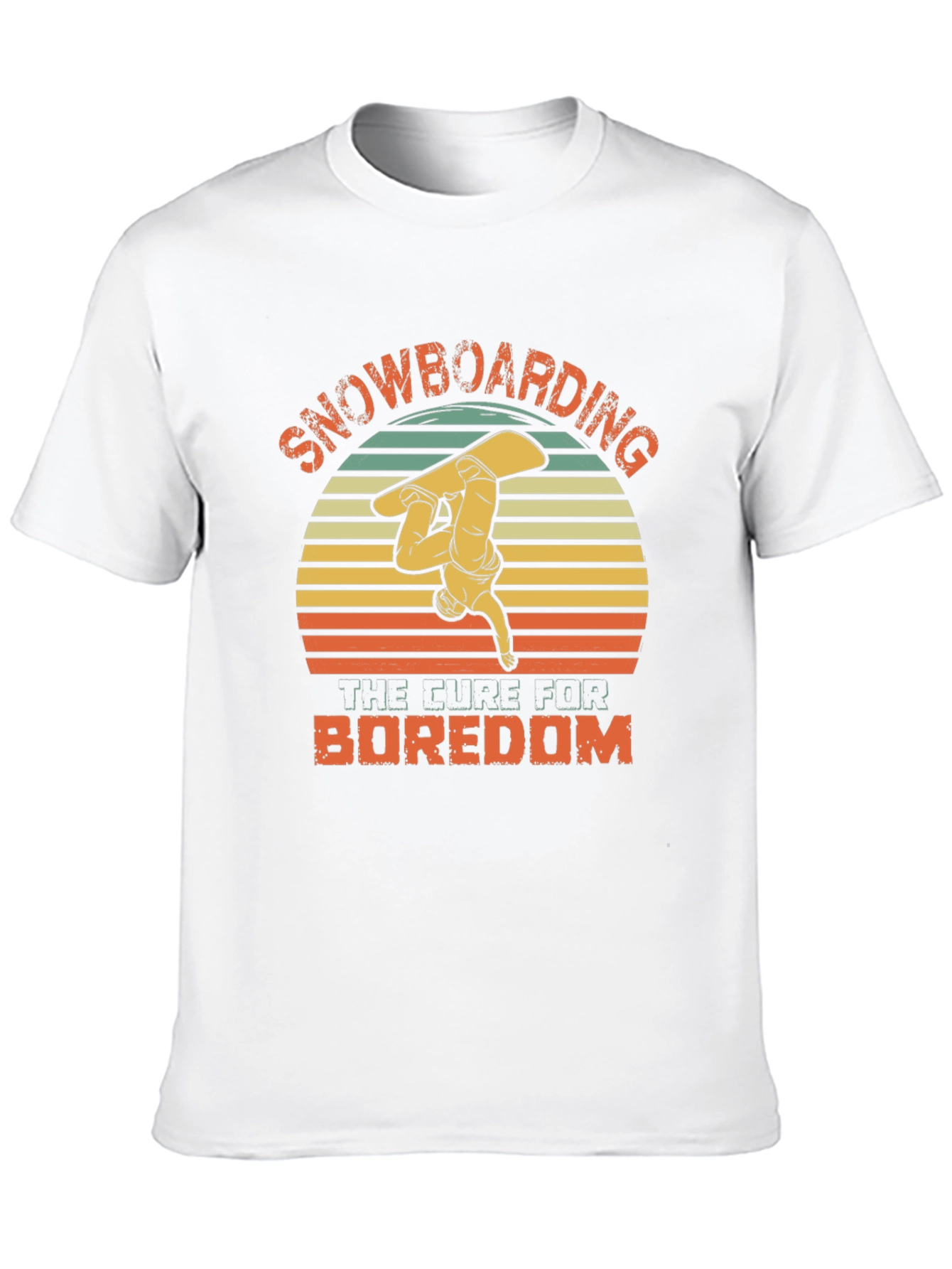 Snowboarding the Cure for Boredom T-Shirt