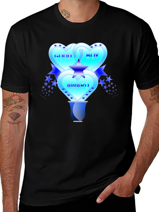 Good Boy Award Graphic T-Shirt - Mens Black Tee