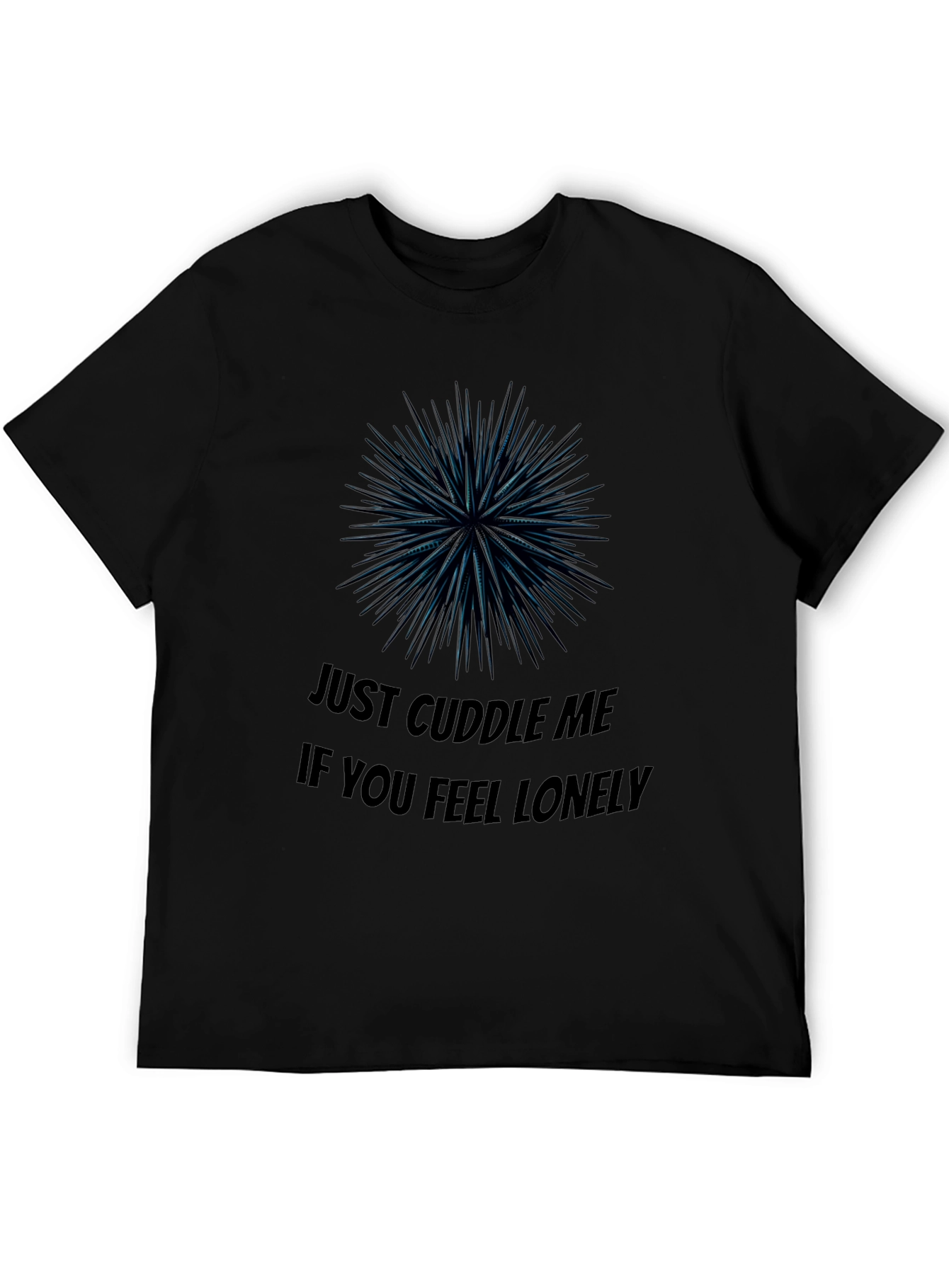 Cuddle Me Black Graphic Tee
