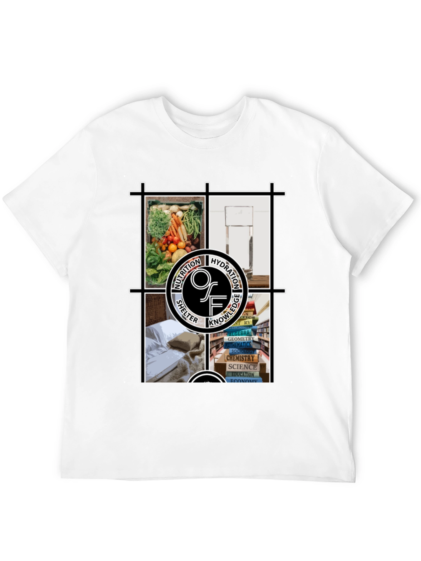 Nutrition Hydration Knowledge Shelter T-Shirt