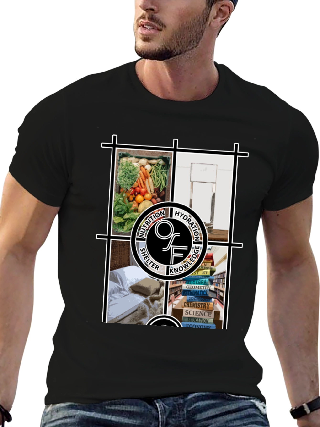 Nutrition Hydration Knowledge Shelter T-Shirt