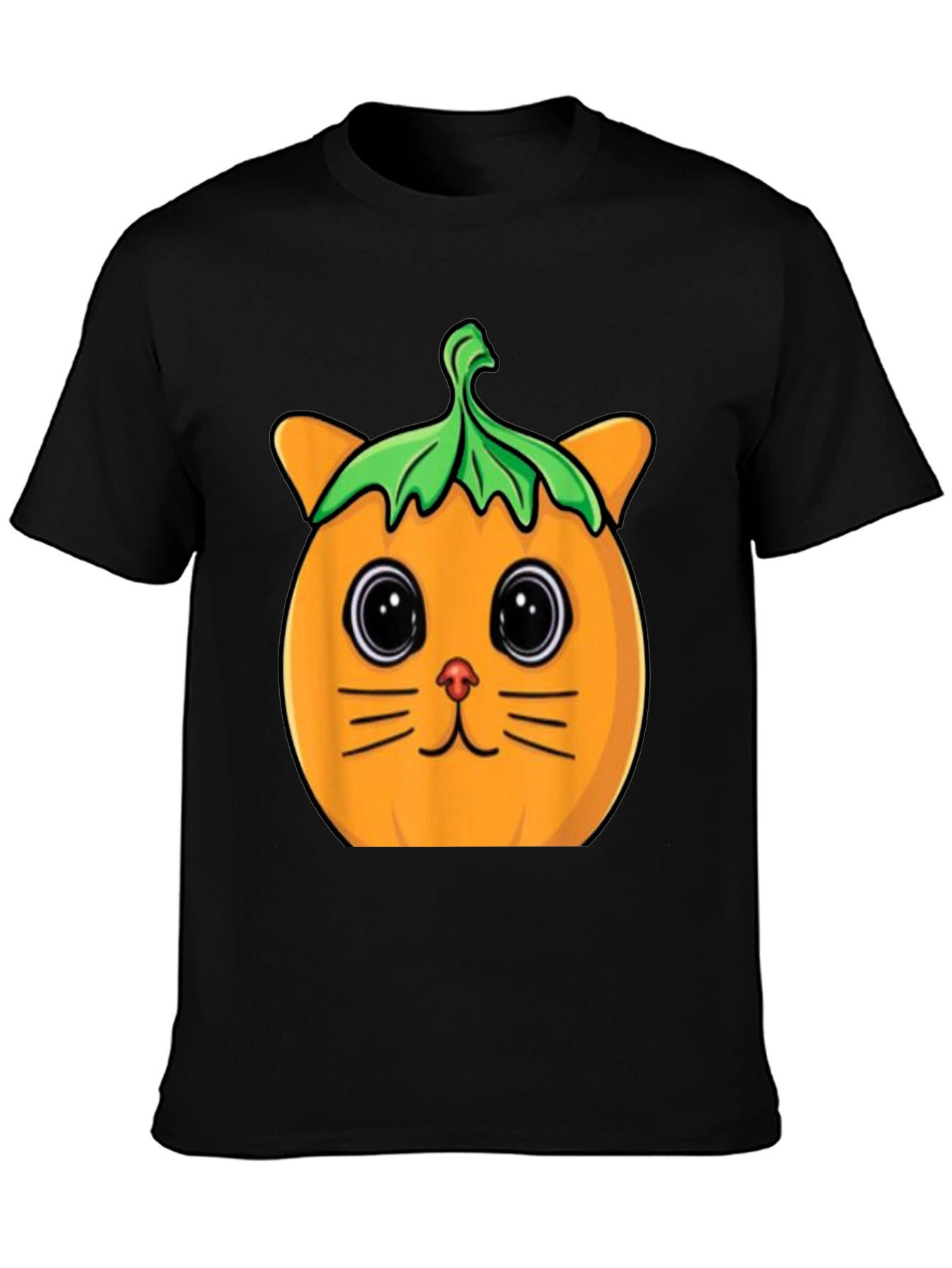 Pumpkin Cat T-Shirt - Halloween Cute Spooky
