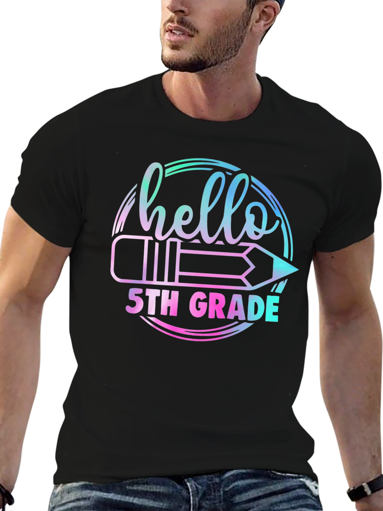 Hello 5th Grade Graphic T-Shirt