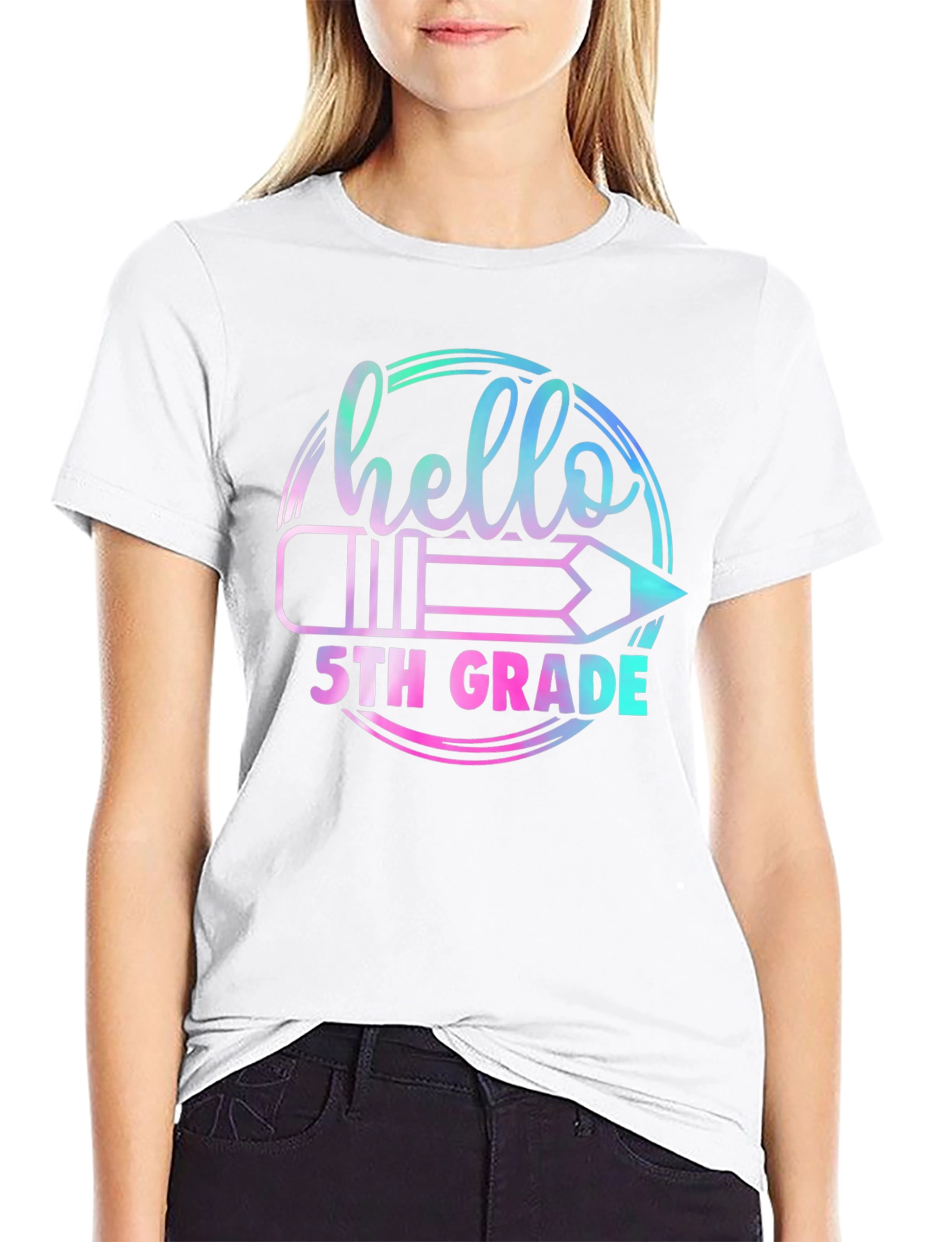 Hello 5th Grade Graphic T-Shirt