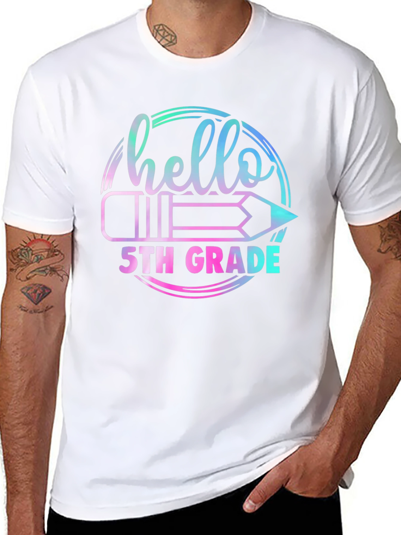 Hello 5th Grade Graphic T-Shirt