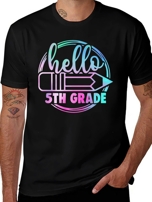 Hello 5th Grade Graphic T-Shirt
