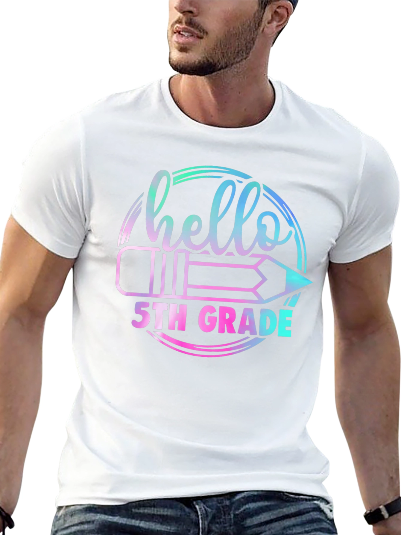 Hello 5th Grade Graphic T-Shirt
