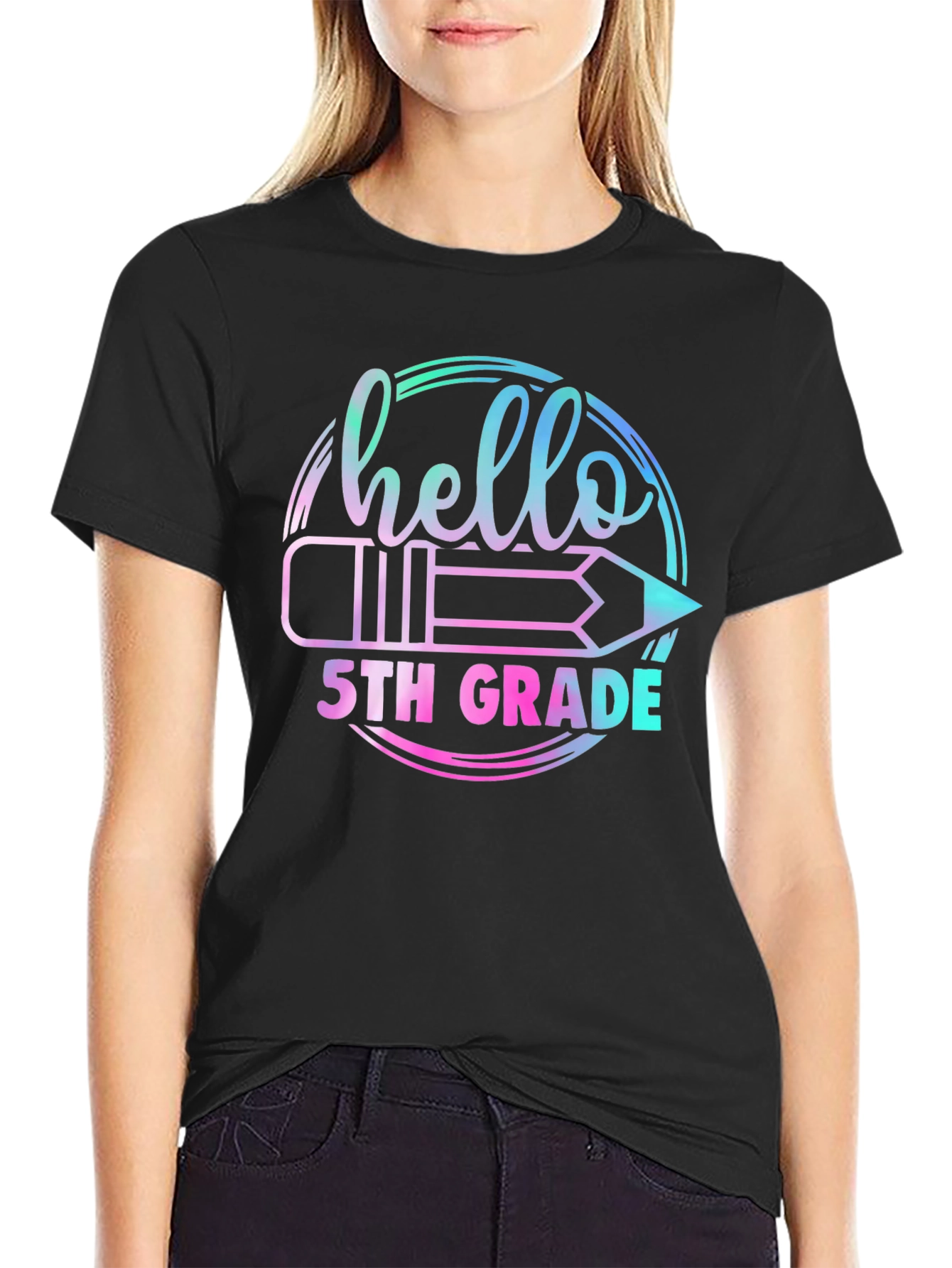 Hello 5th Grade Graphic T-Shirt