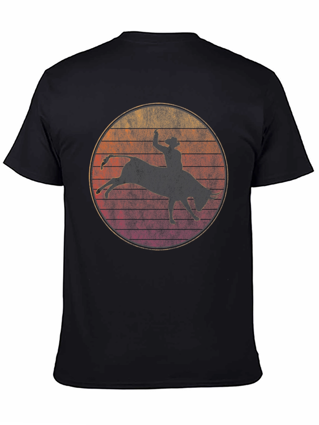 Rodeo Bull Rider Graphic T-Shirt