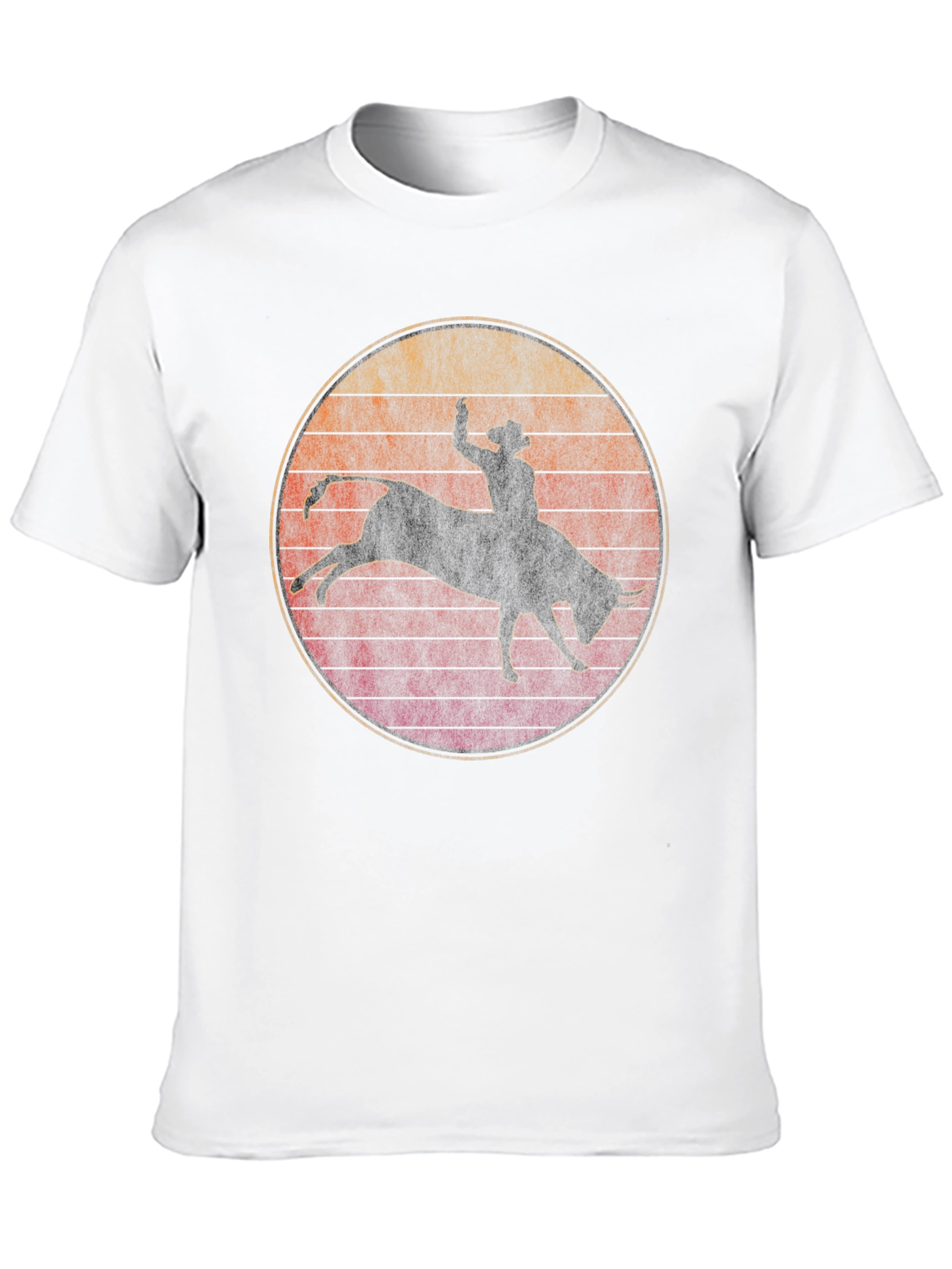 Rodeo Bull Rider Graphic T-Shirt