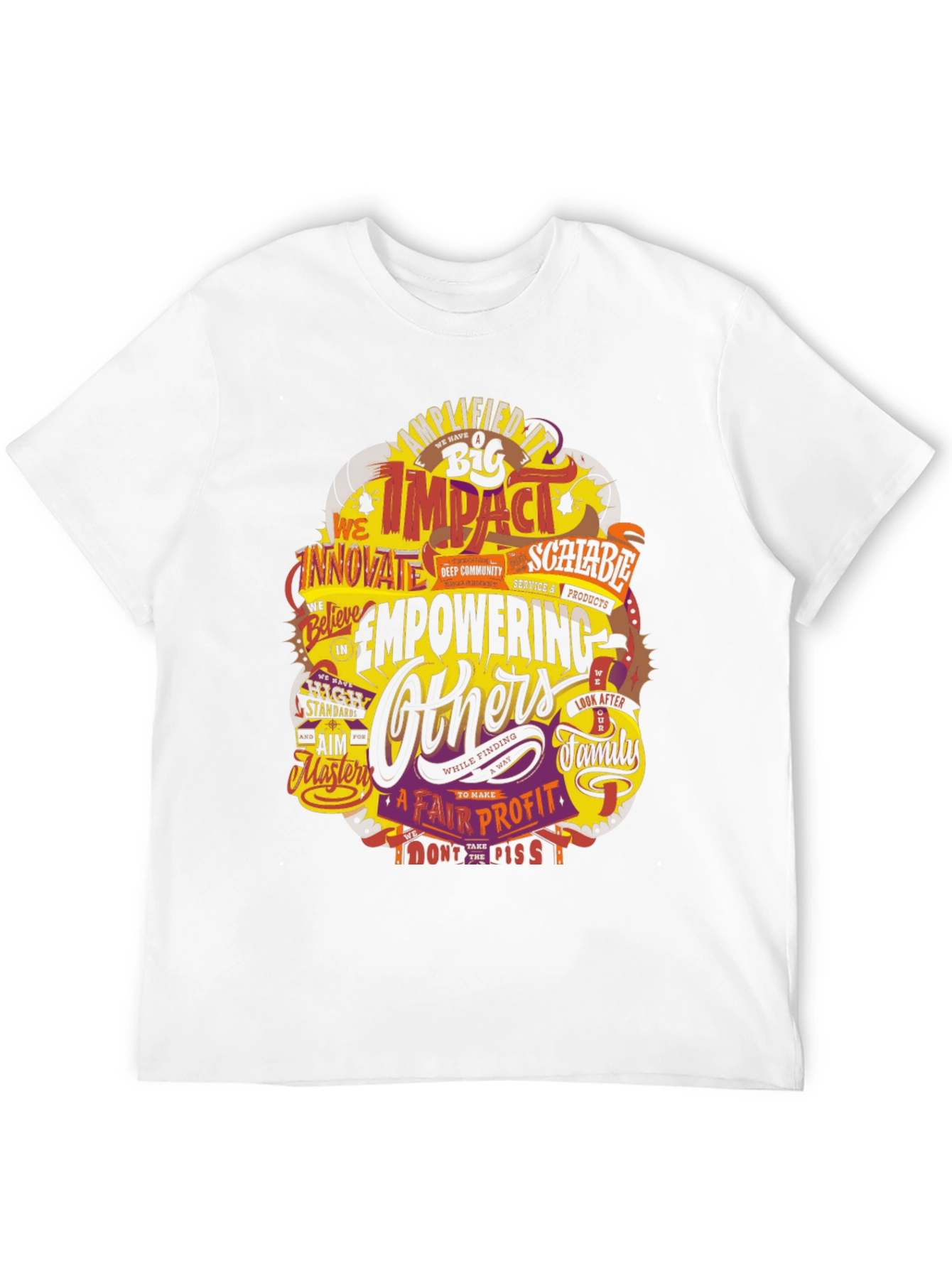 Empowering Others Graphic Tee - Impactful Design