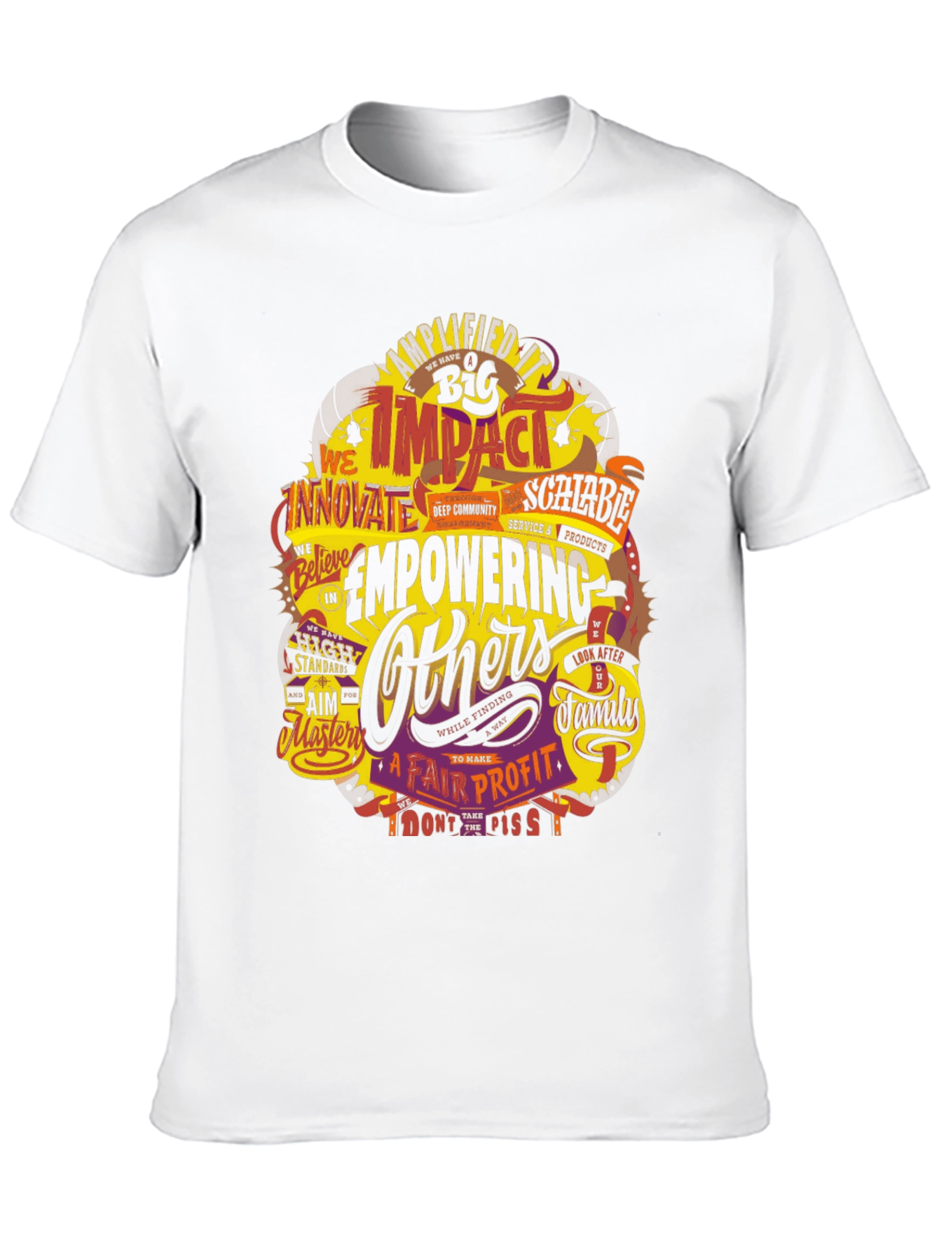 Empowering Others Graphic Tee - Impactful Design