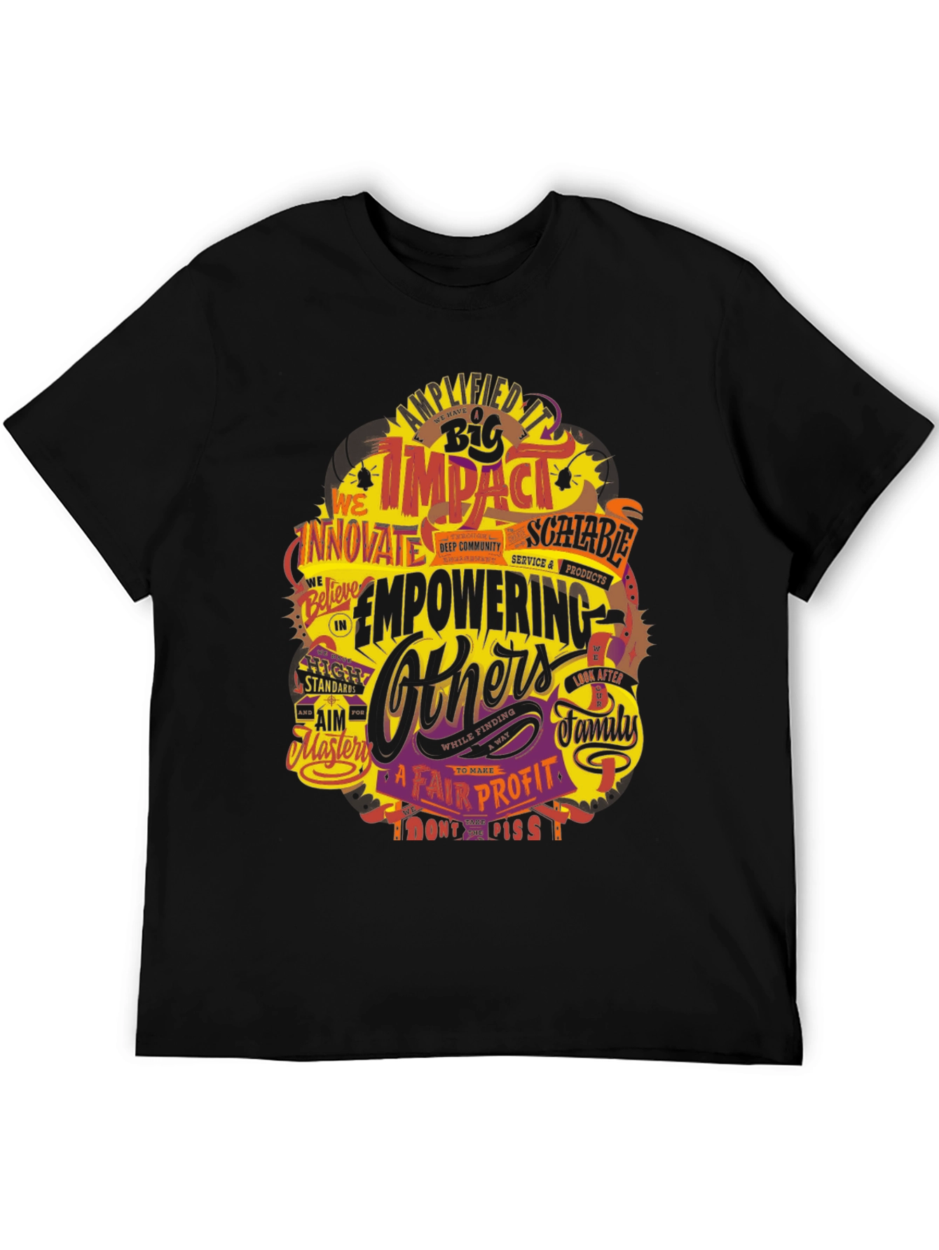 Empowering Others Graphic Tee - Impactful Design