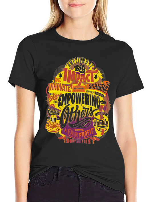 Empowering Others Graphic Tee - Impactful Design