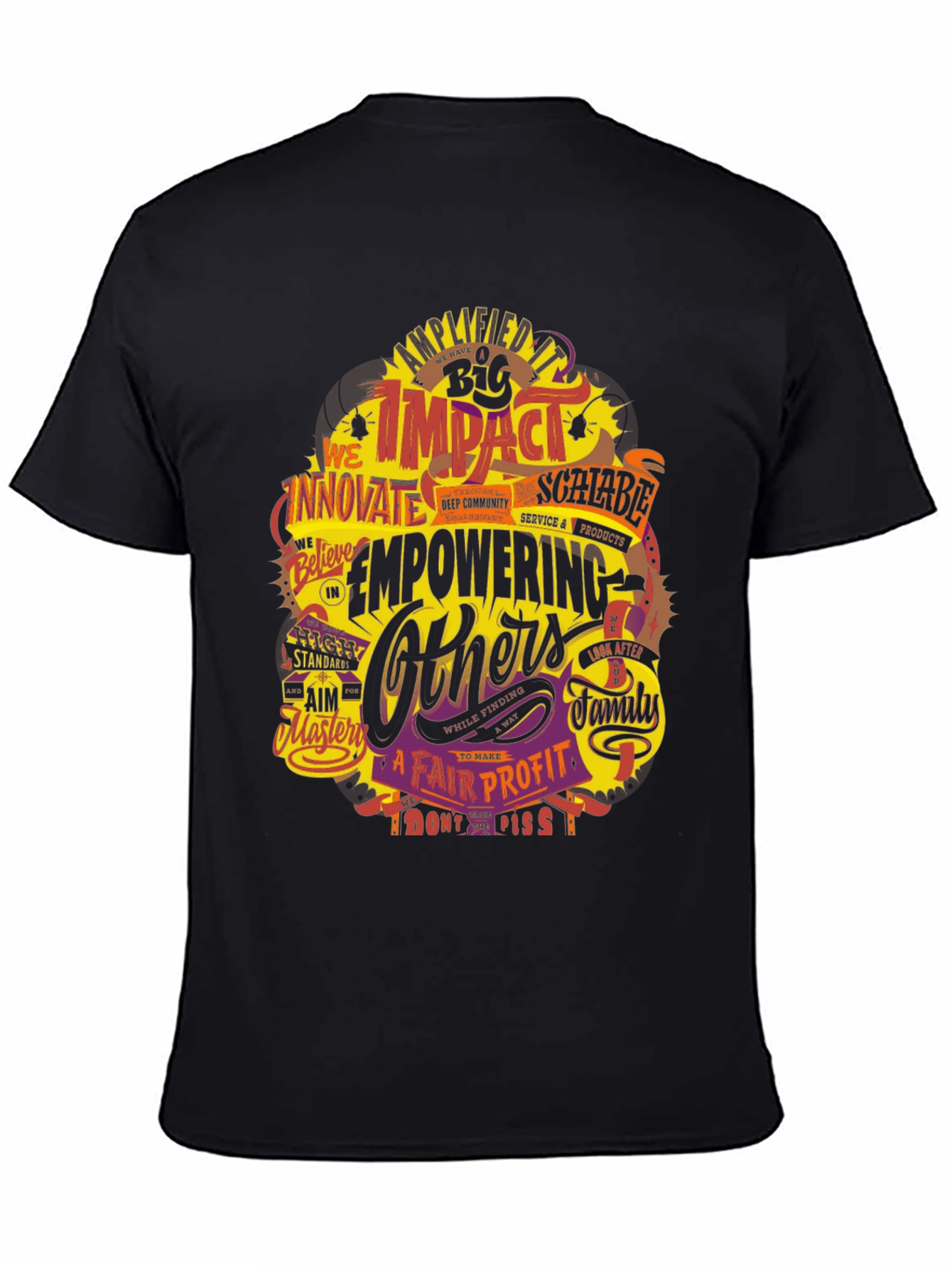 Empowering Others Graphic Tee - Impactful Design