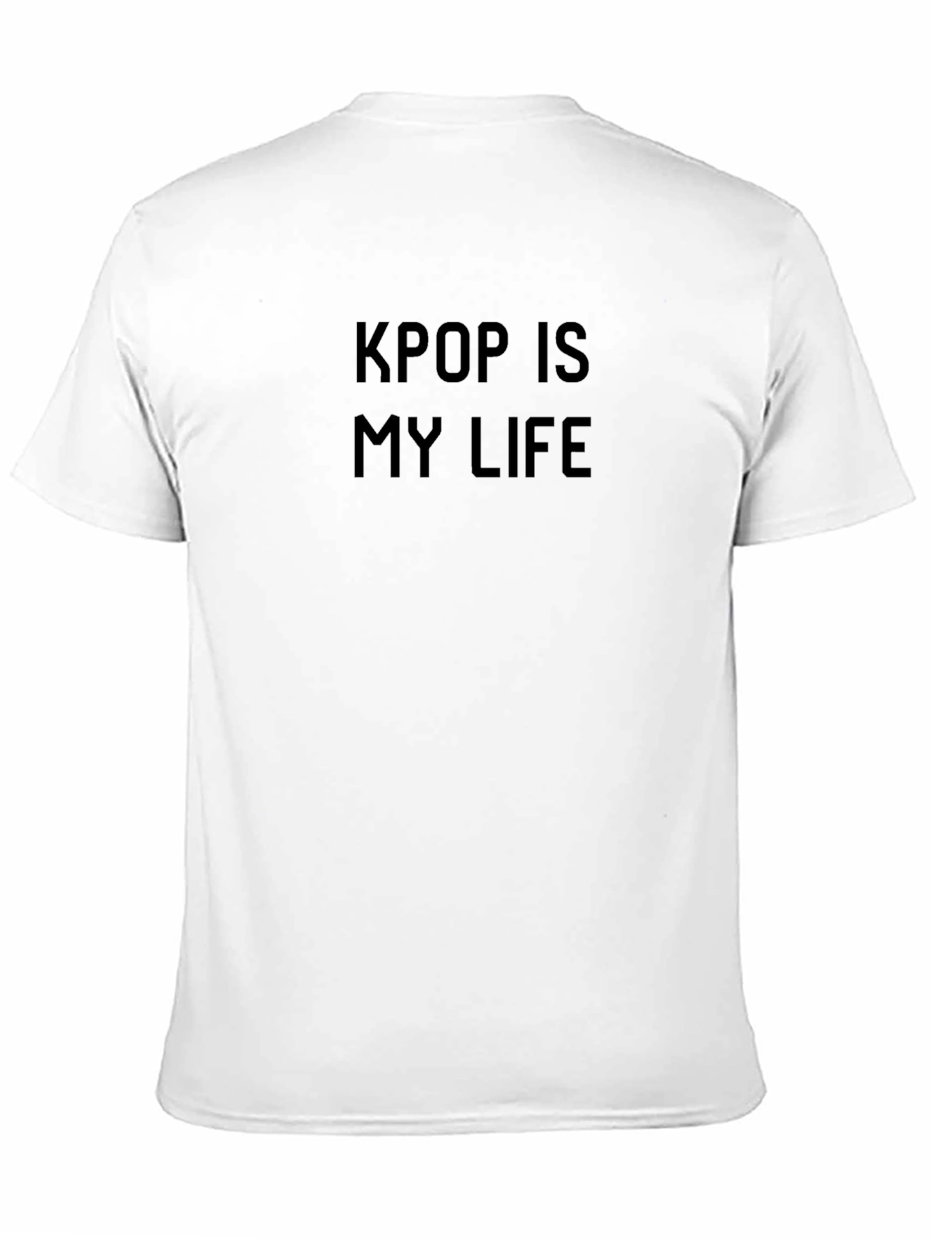 KPOP Is My Life Black T-Shirt