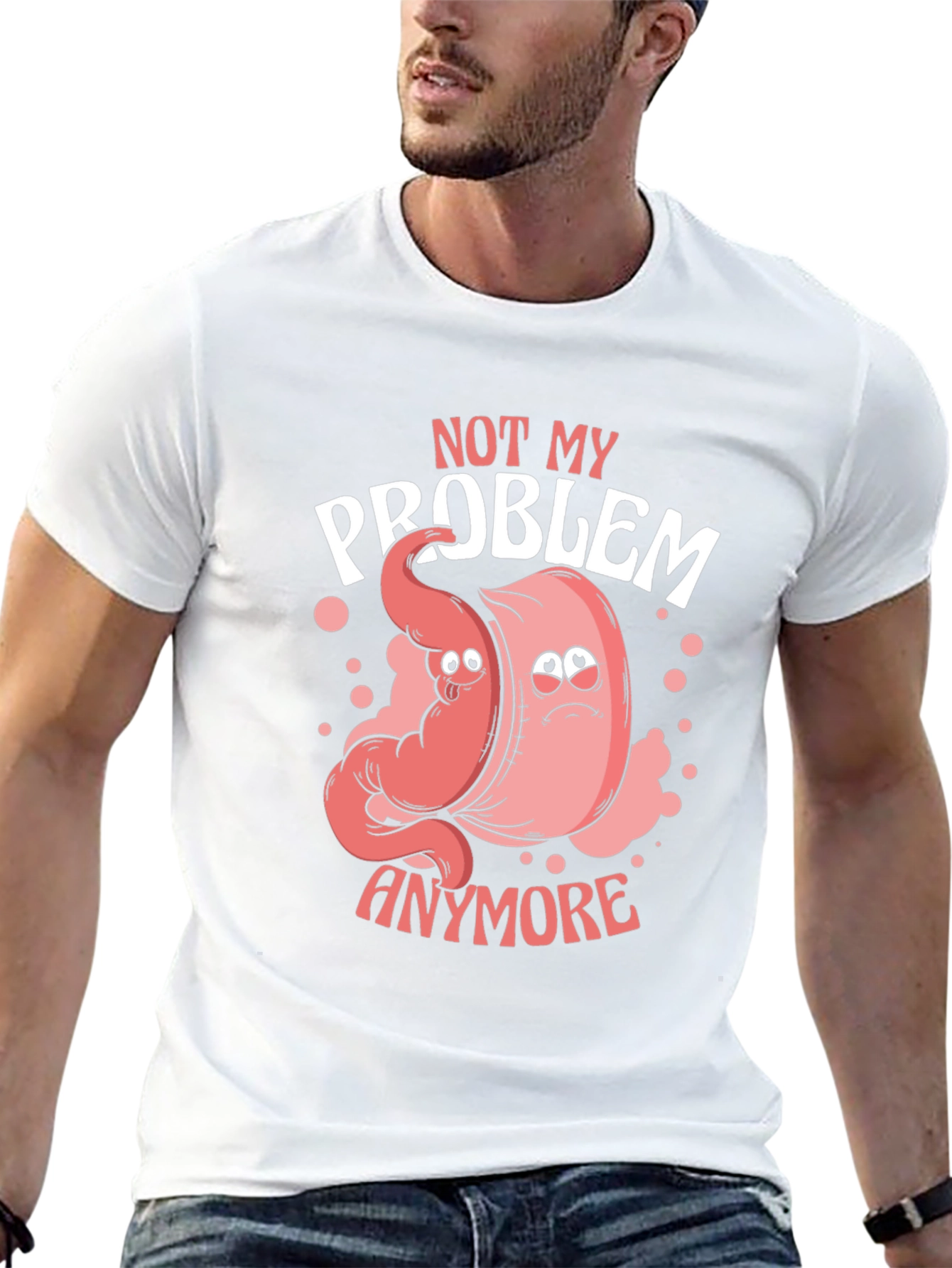 Funny Not My Problem Anymore Anatomy T-Shirt